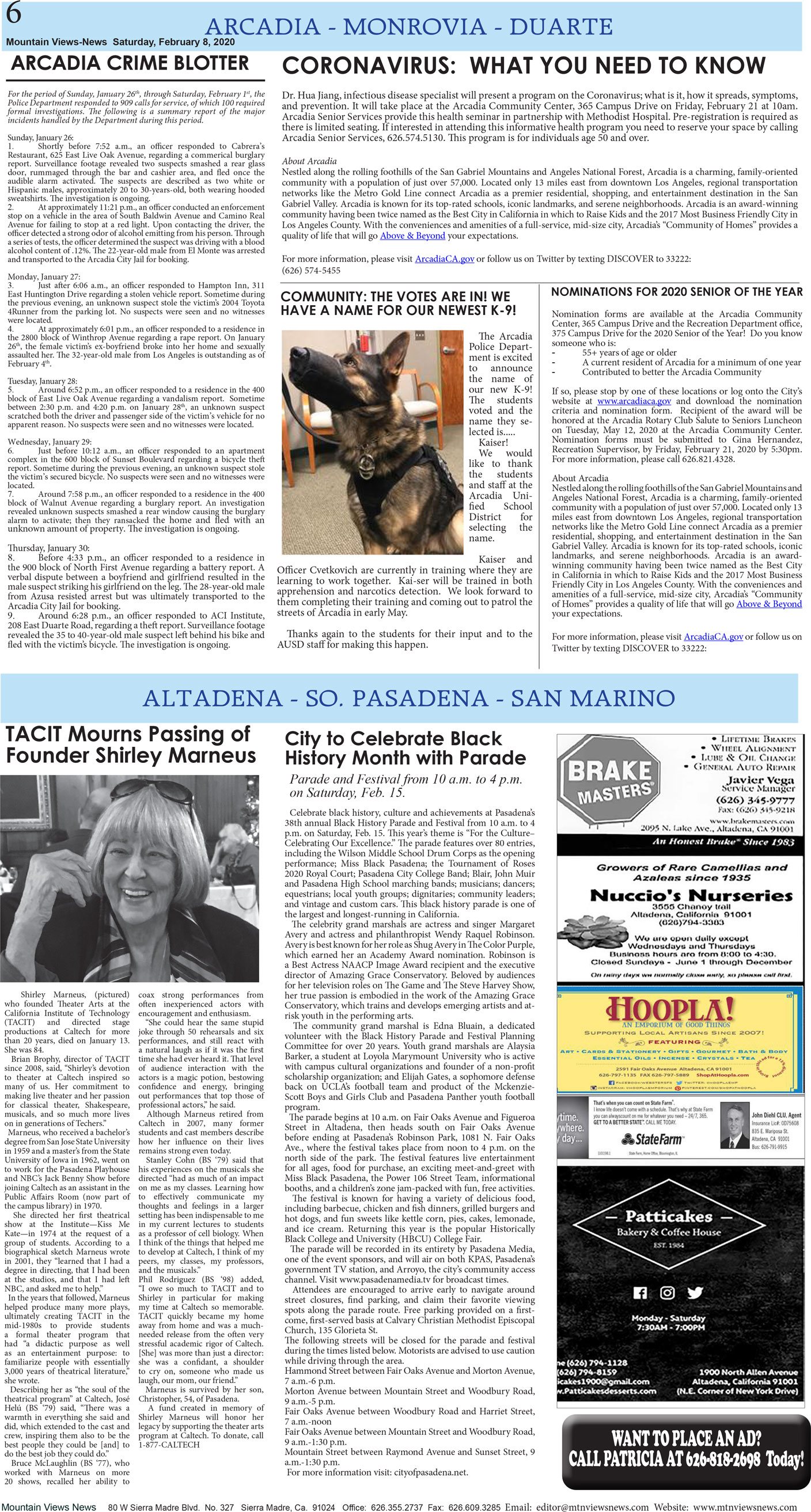 MVNews this week:  Page 6