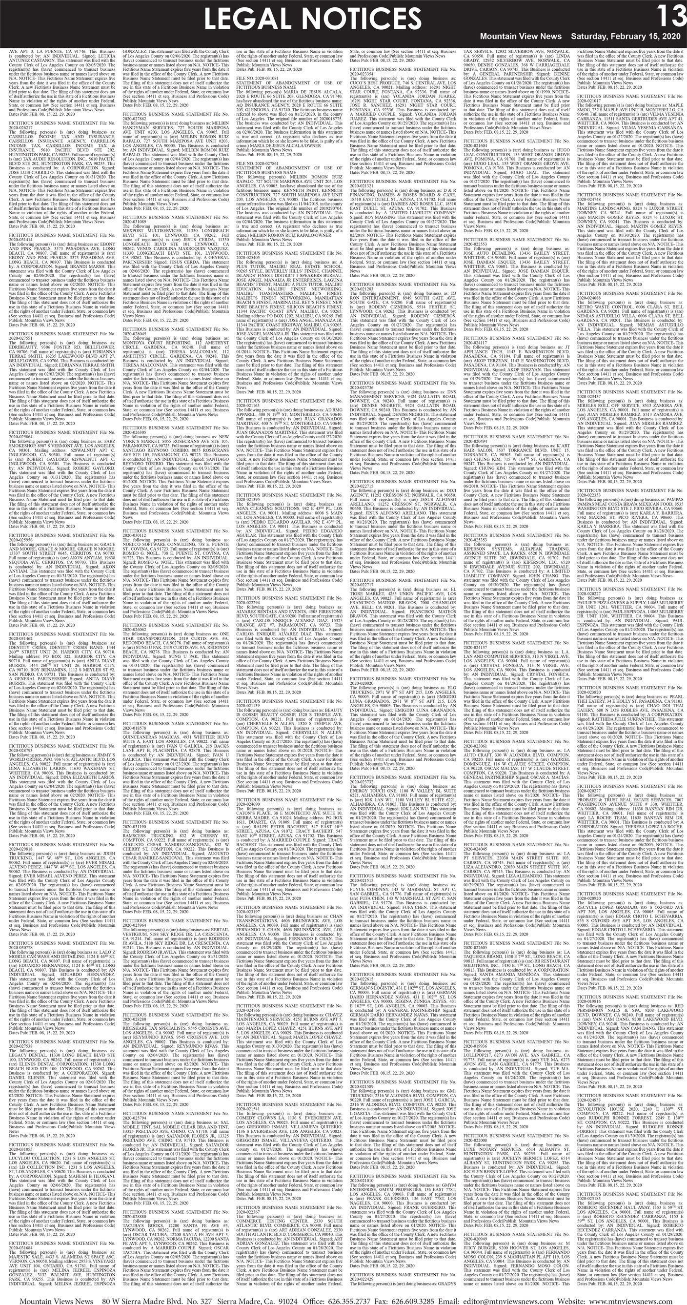 MVNews this week:  Page 13