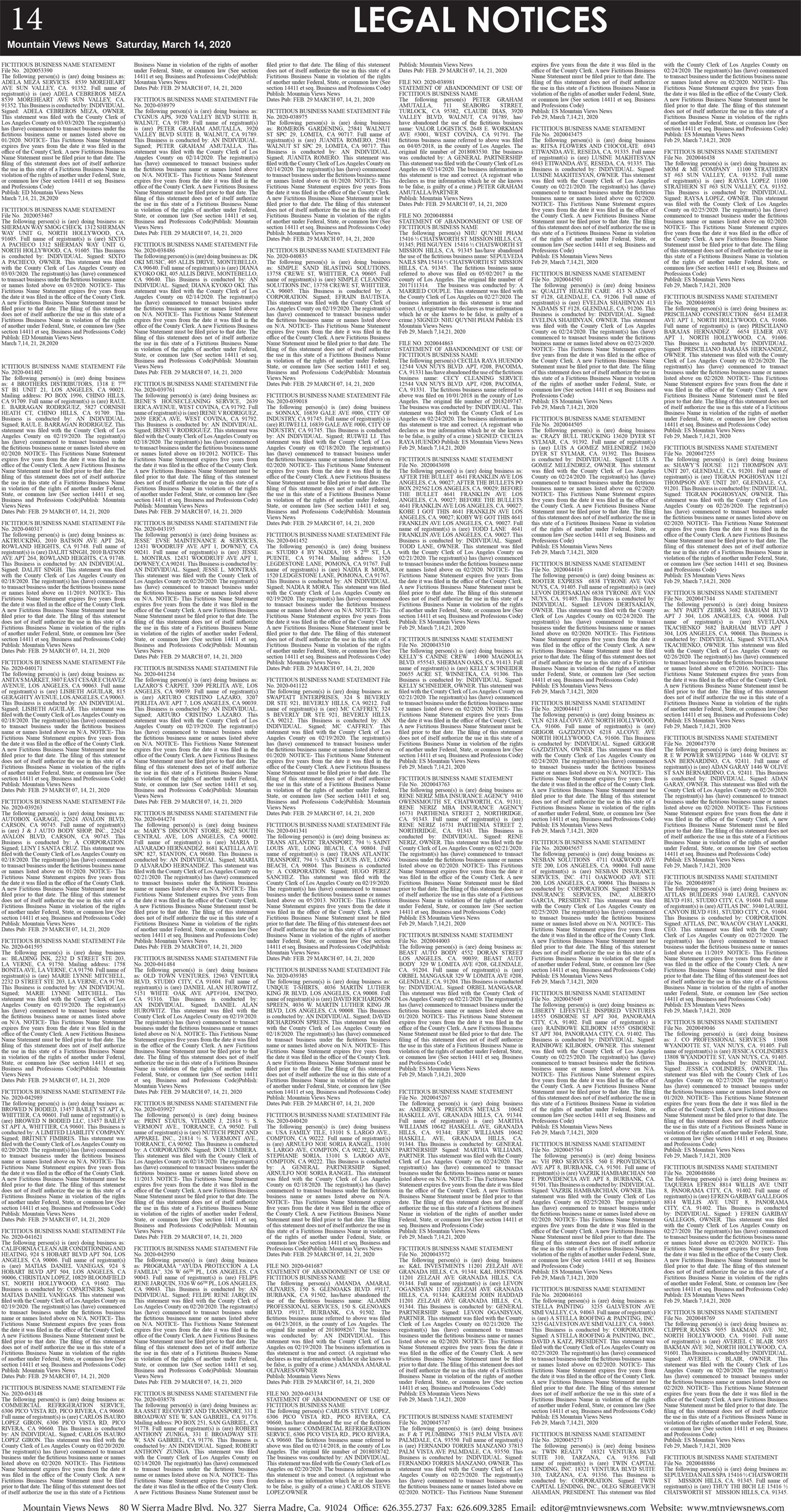 MVNews this week:  Page 14