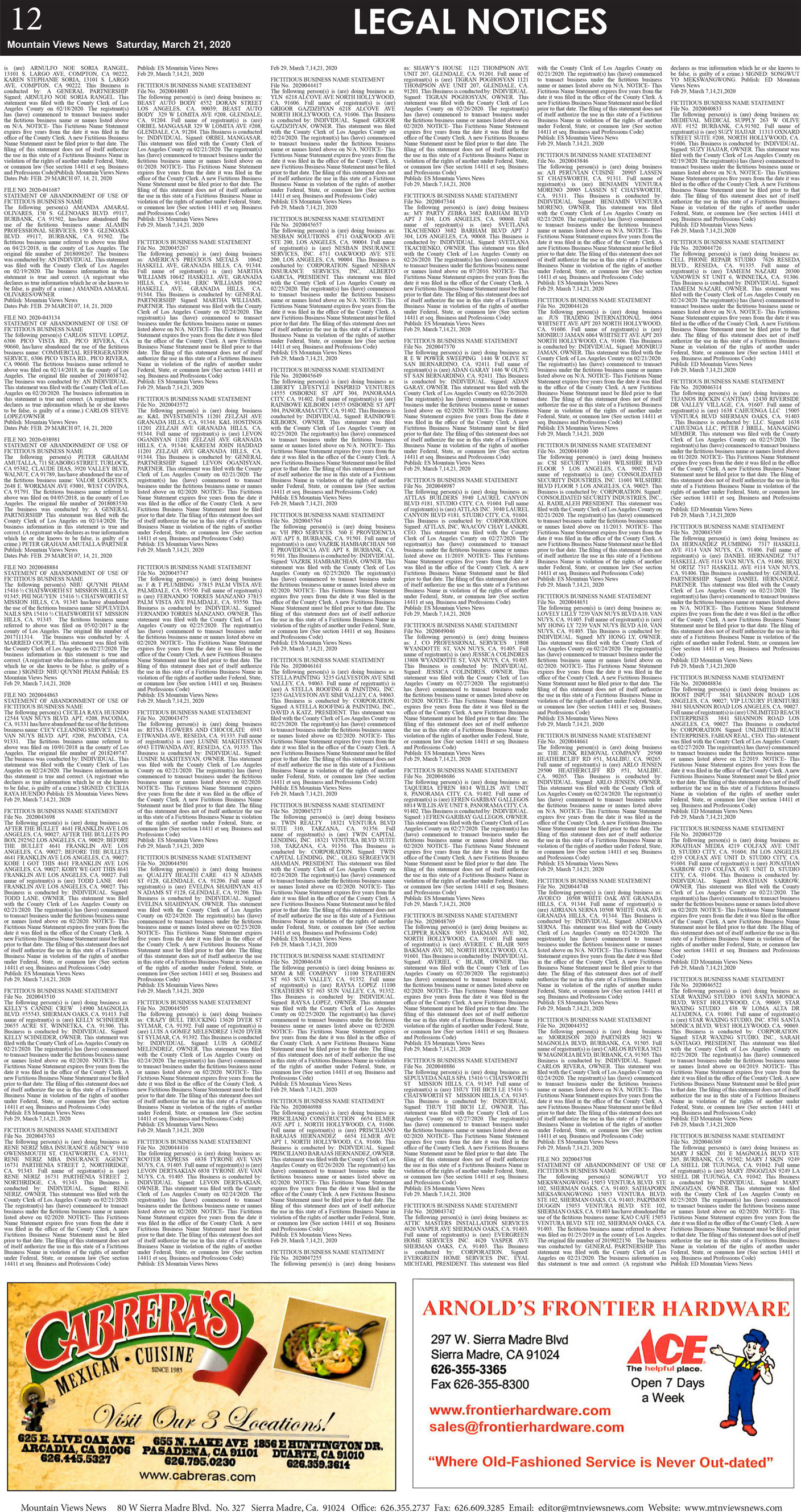 MVNews this week:  Page 12