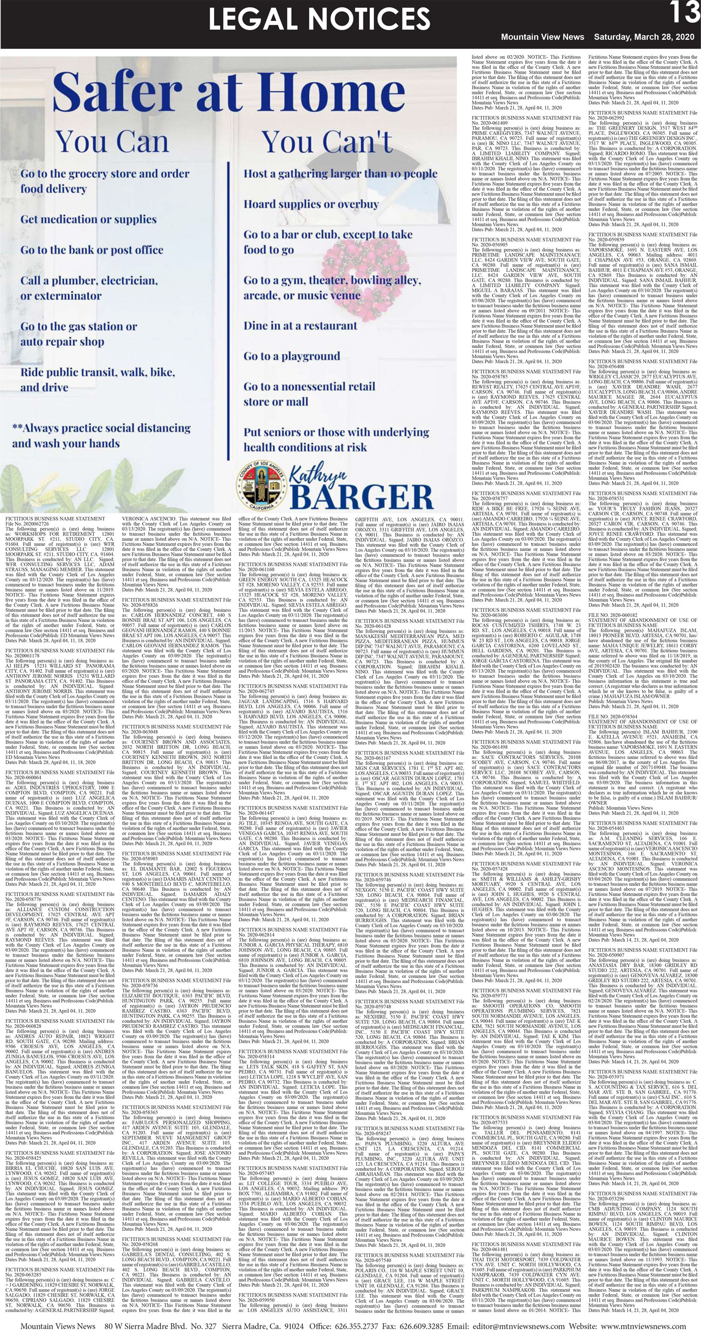 MVNews this week:  Page 13