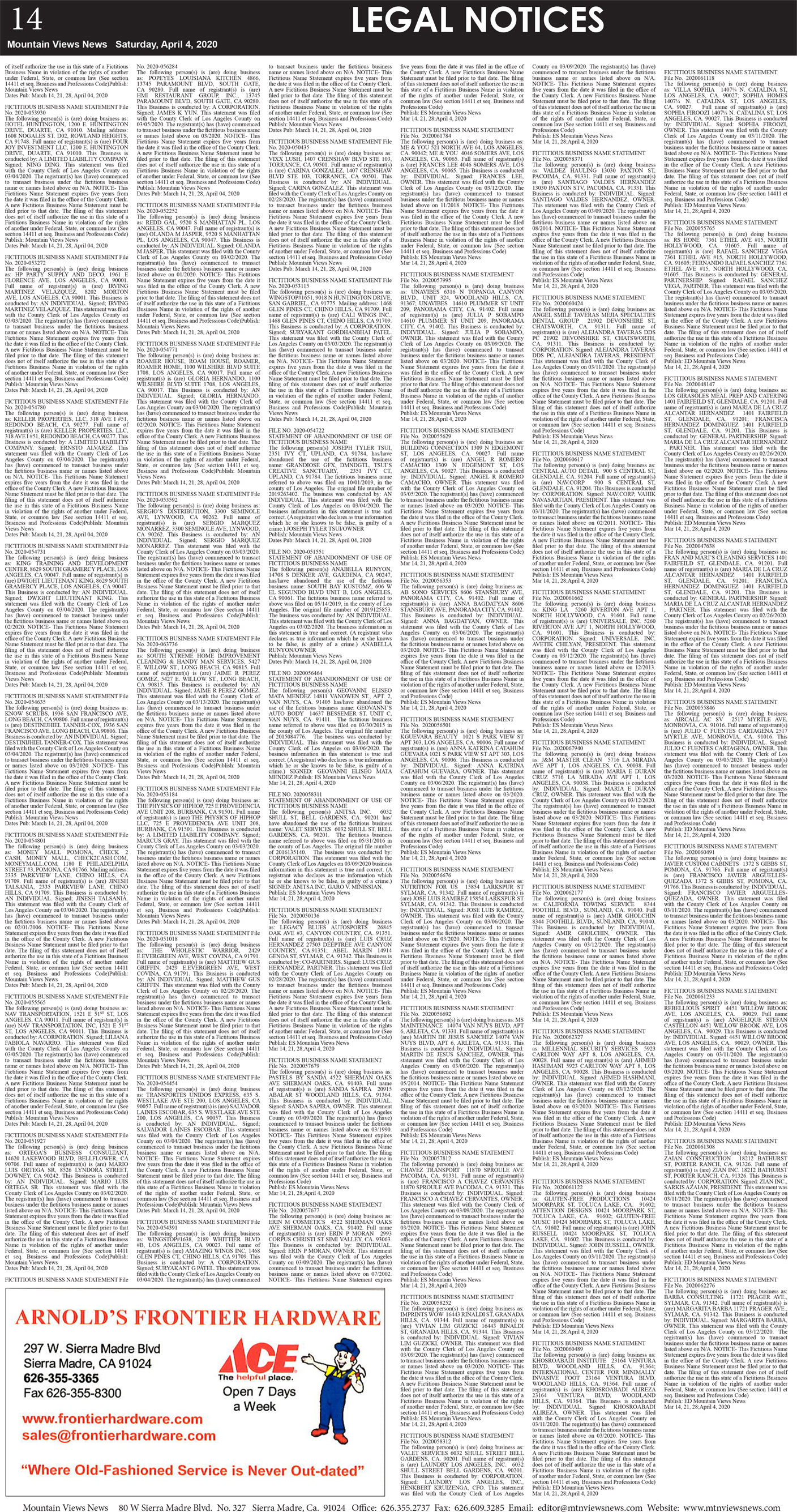 MVNews this week:  Page 14