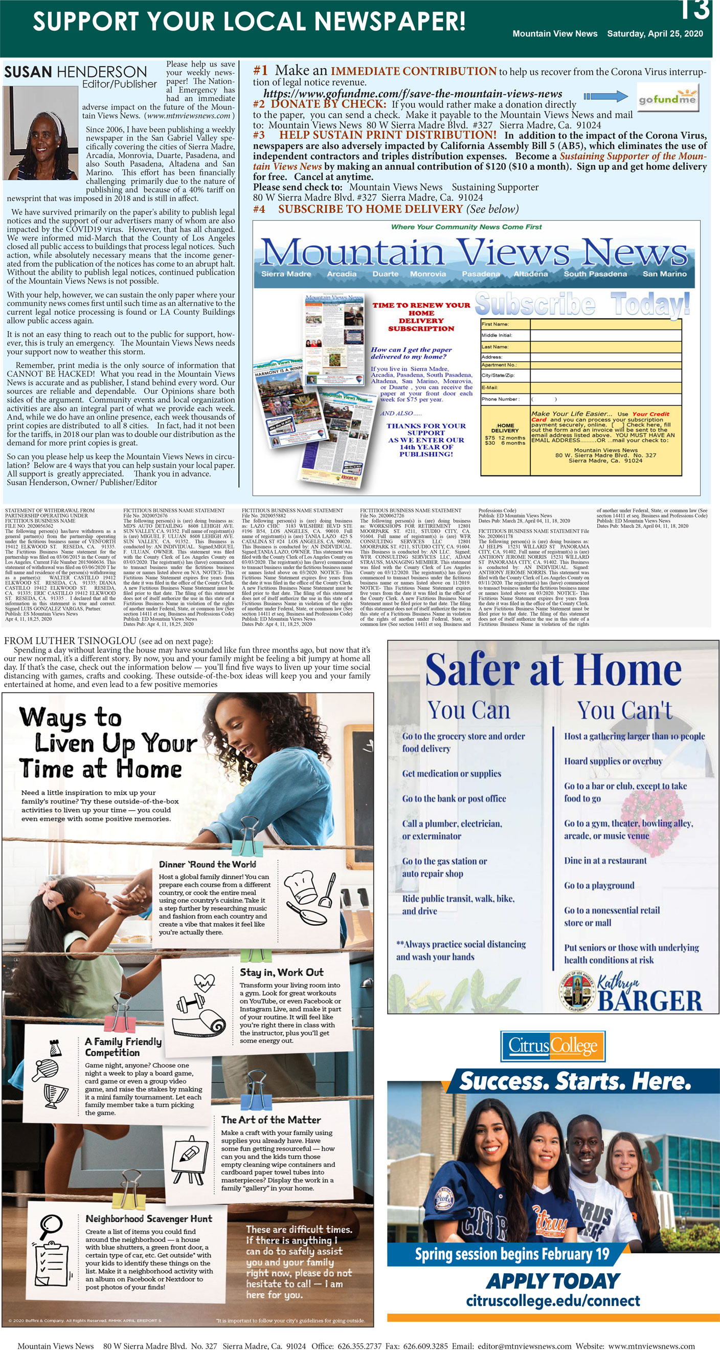 MVNews this week:  Page 13