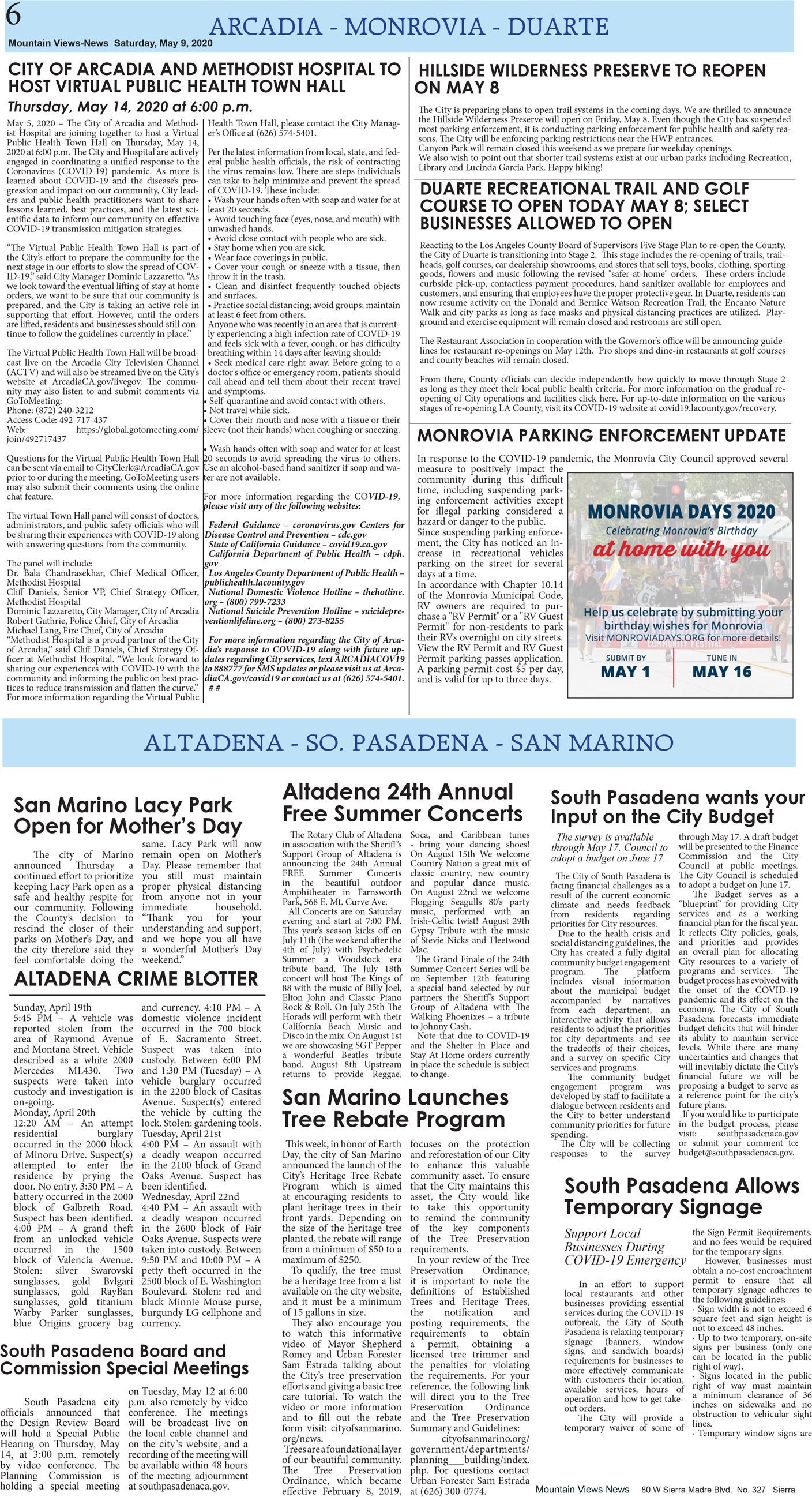 MVNews this week:  Page 6