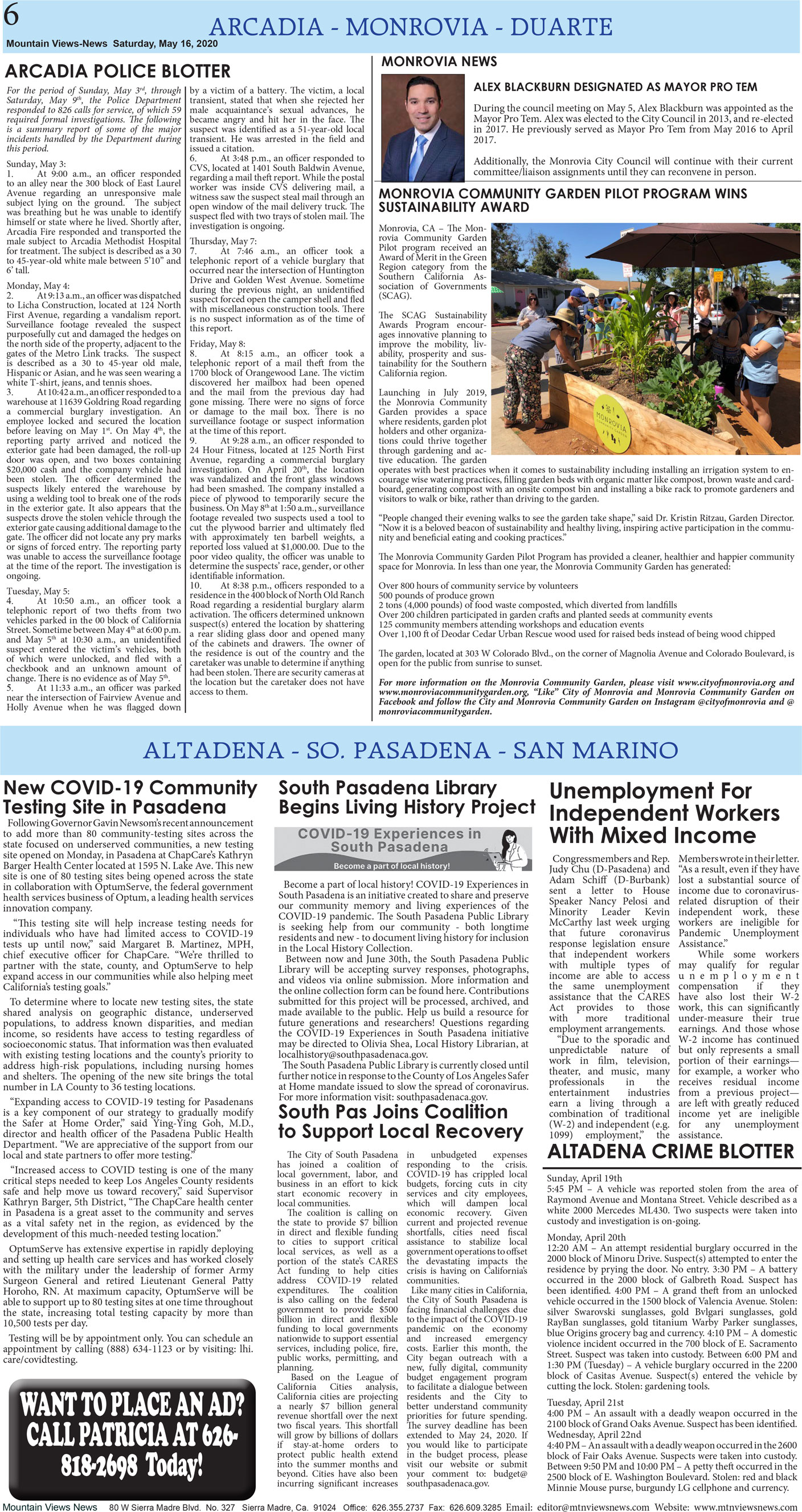 MVNews this week:  Page 6