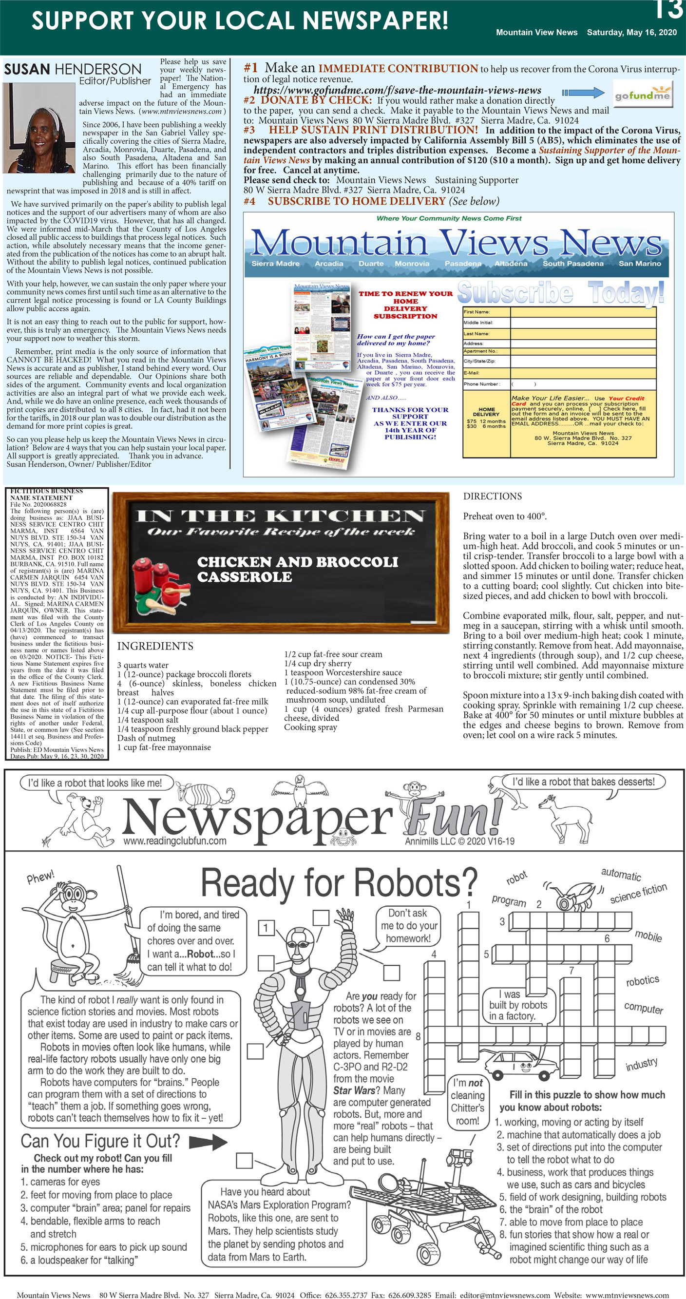 MVNews this week:  Page 13