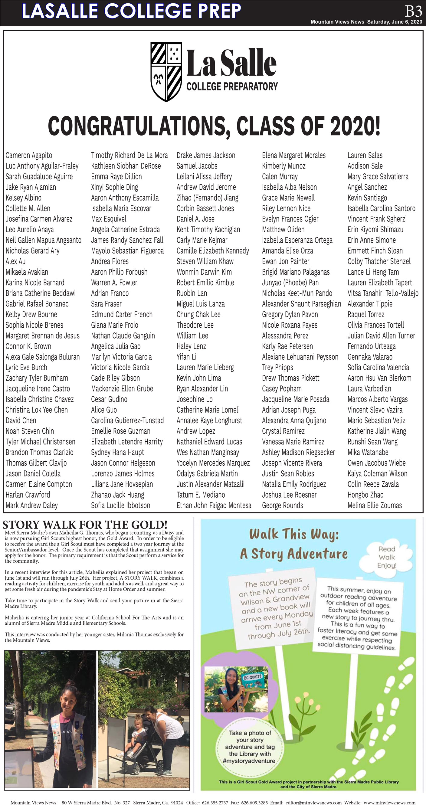 MVNews this week:  Page B:3