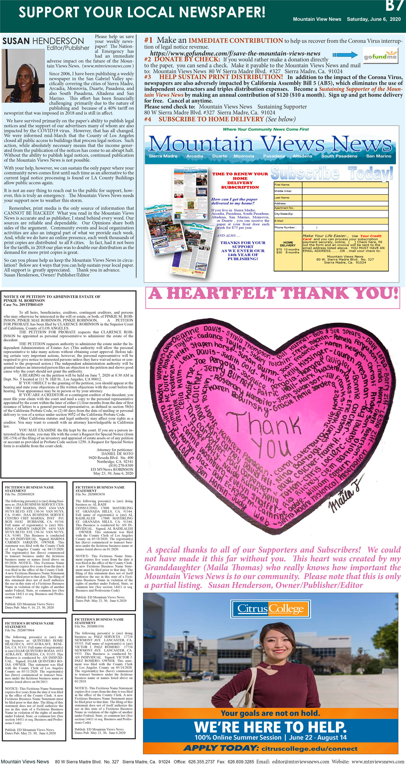 MVNews this week:  Page B:6