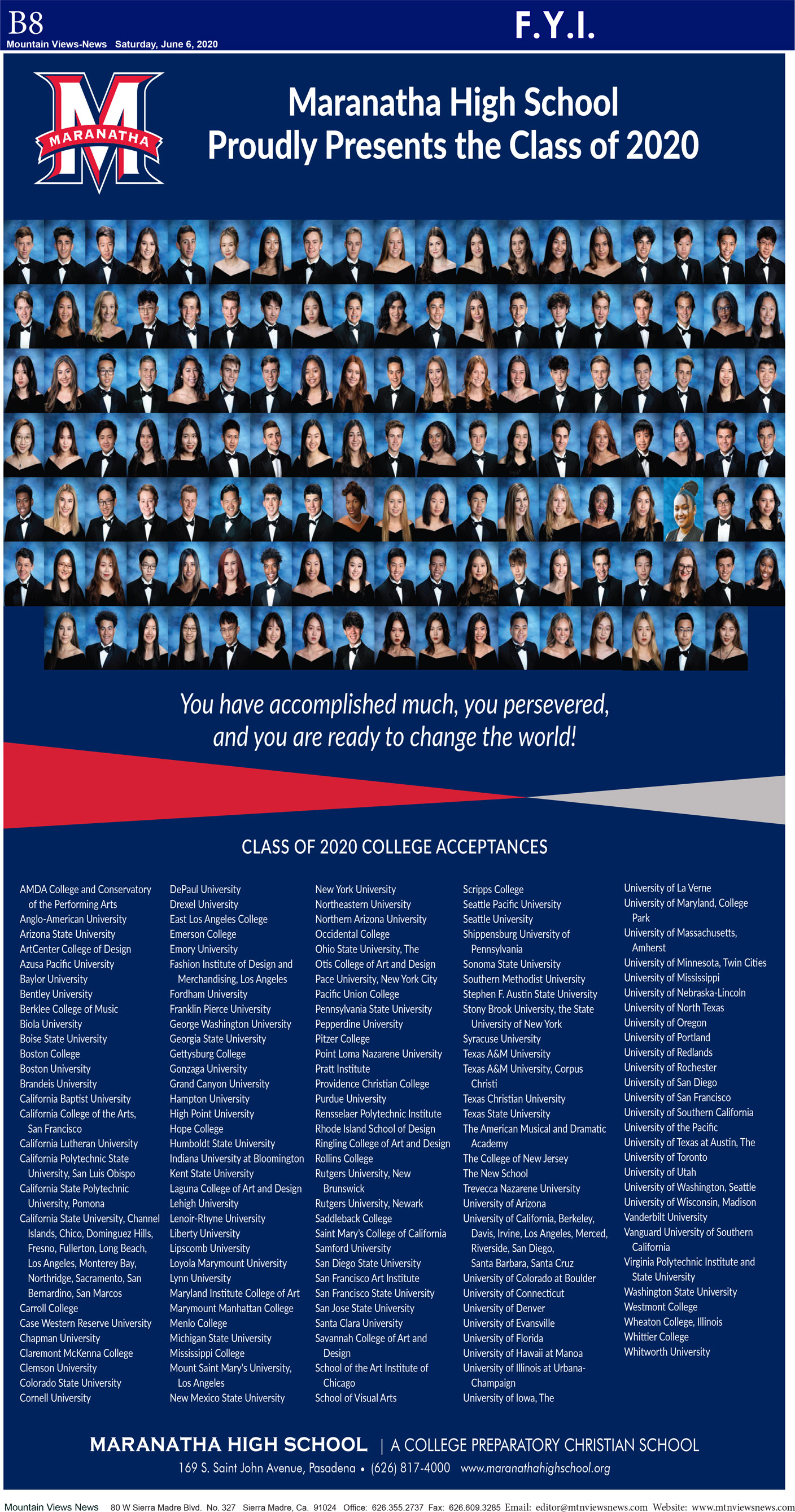 MVNews this week:  Page B:8