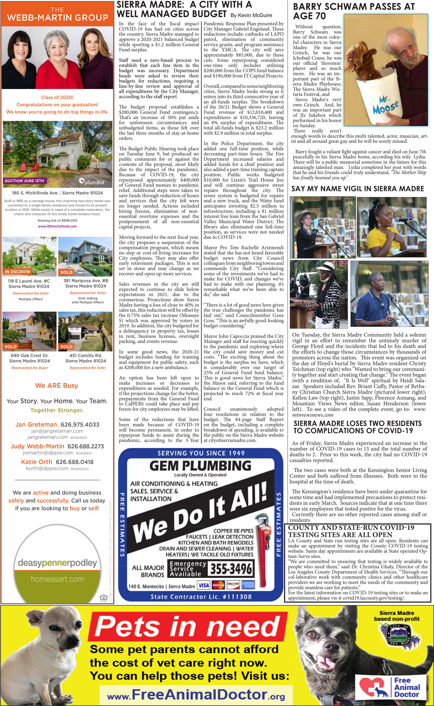 MVNews this week:  Page 1