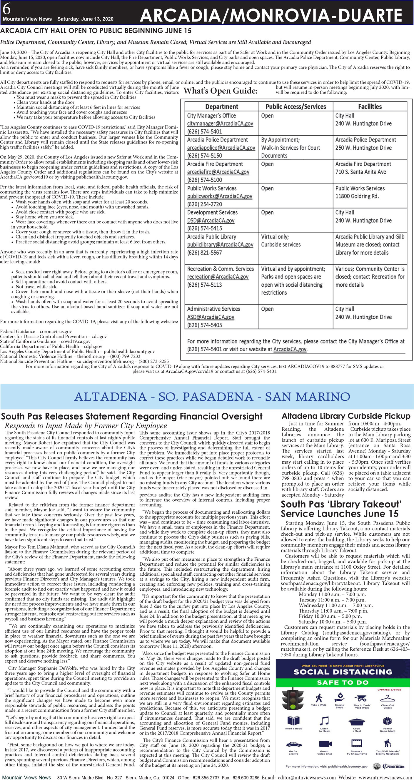 MVNews this week:  Page 6