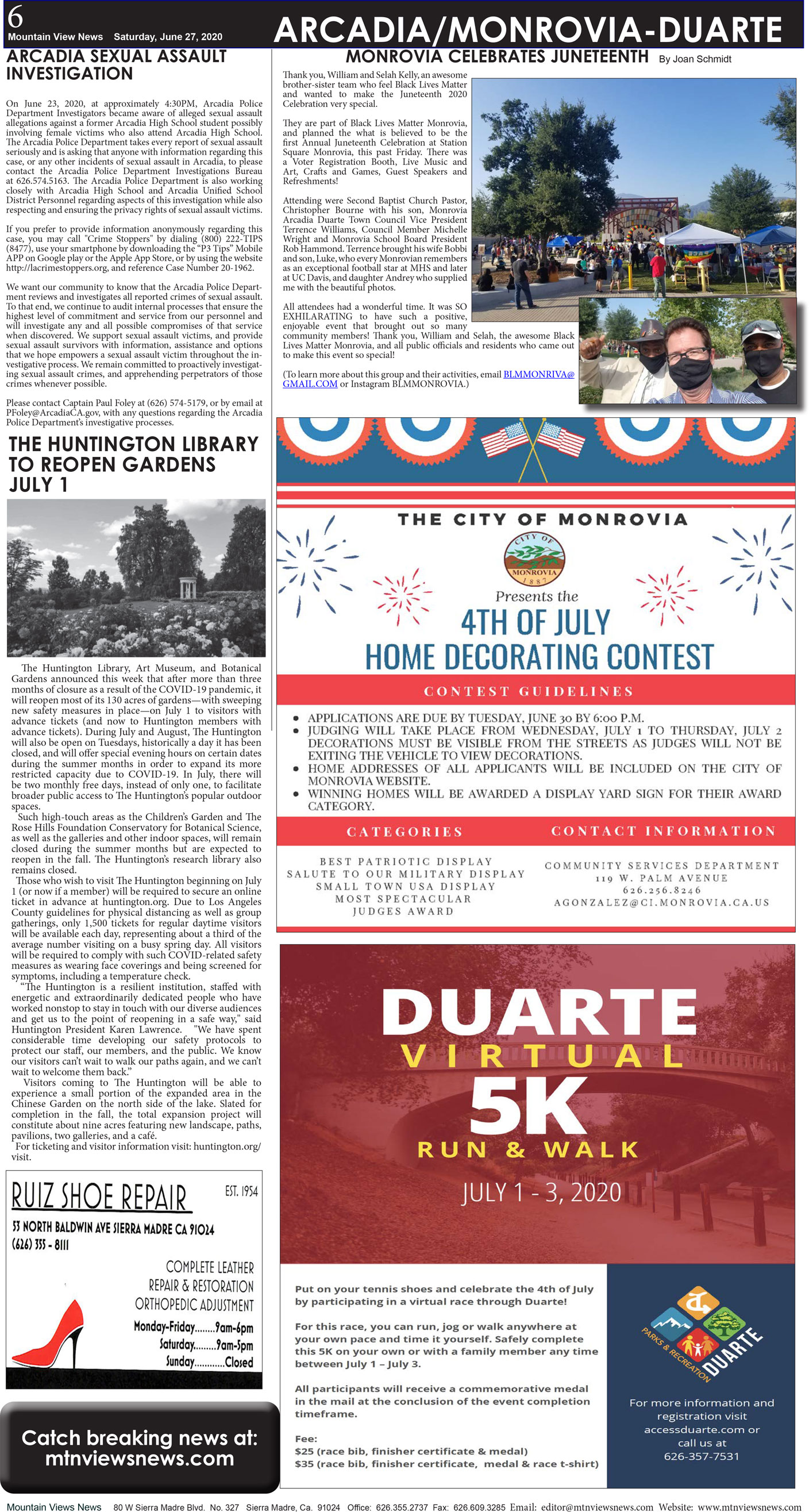 MVNews this week:  Page 6