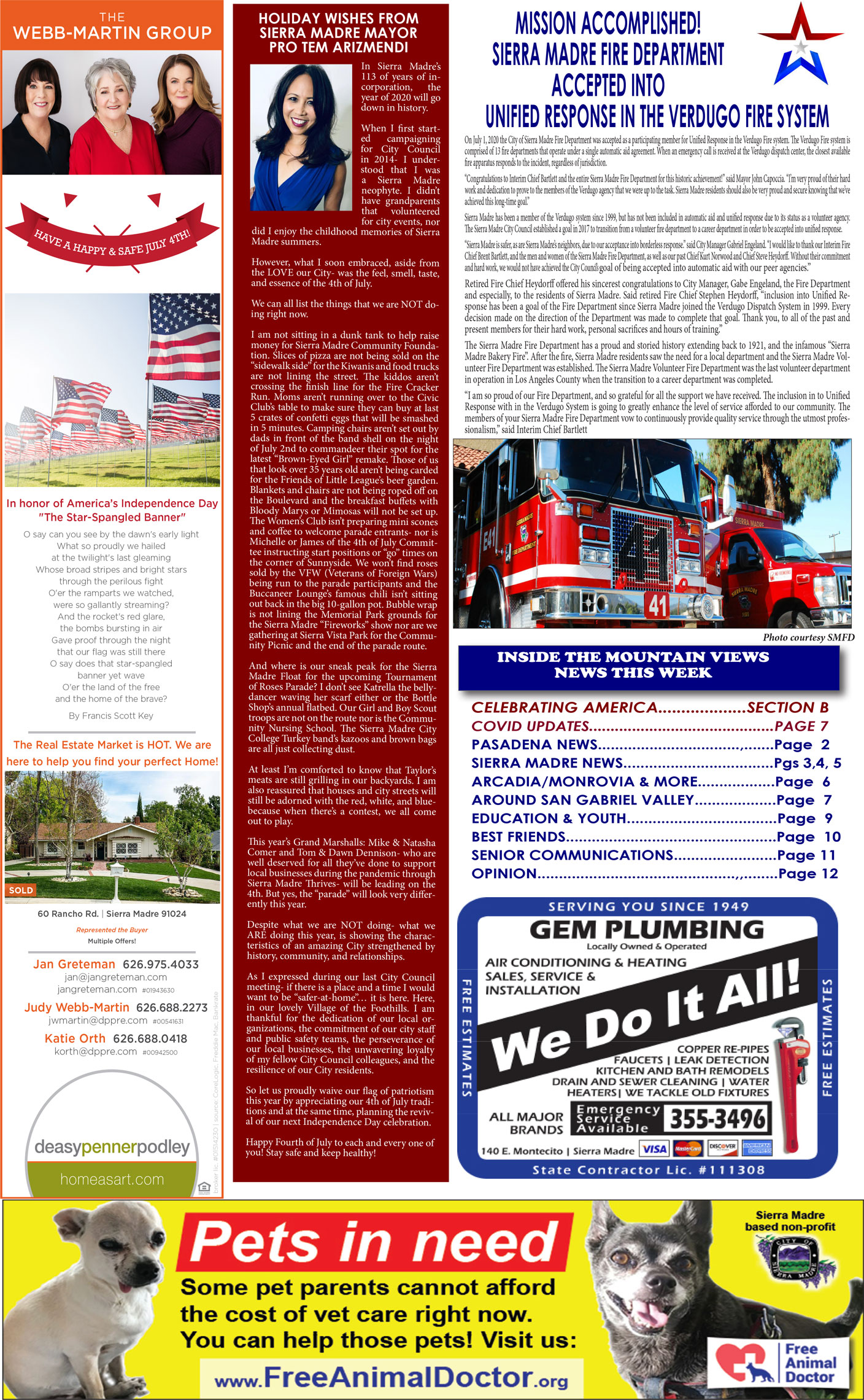 MVNews this week:  Page 1