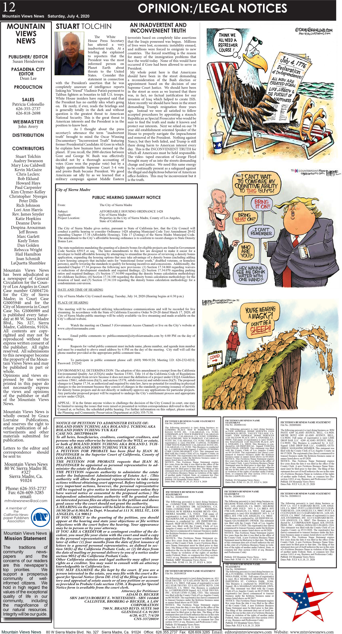 MVNews this week:  Page A:12