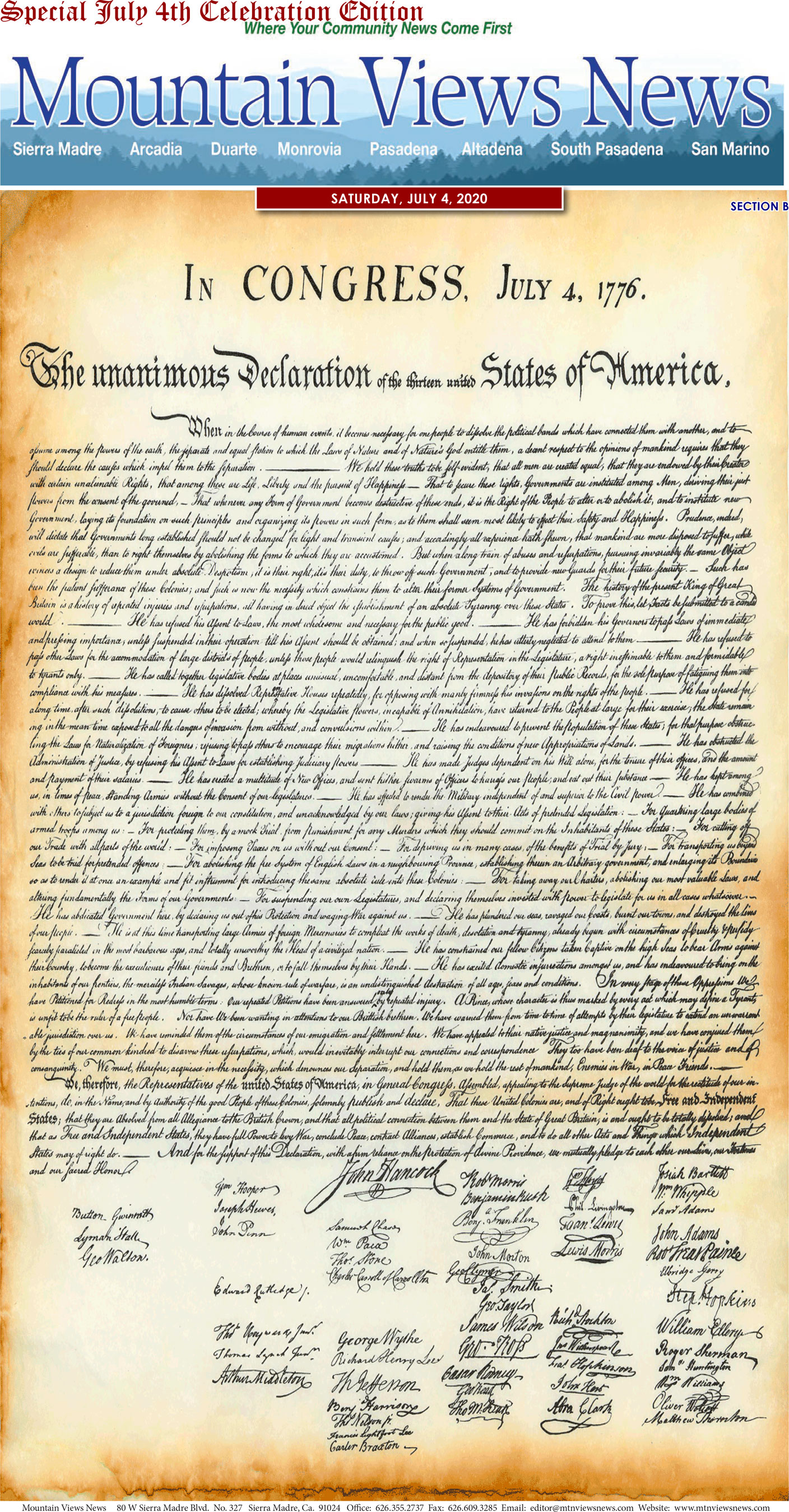 MVNews this week:  Page B:1