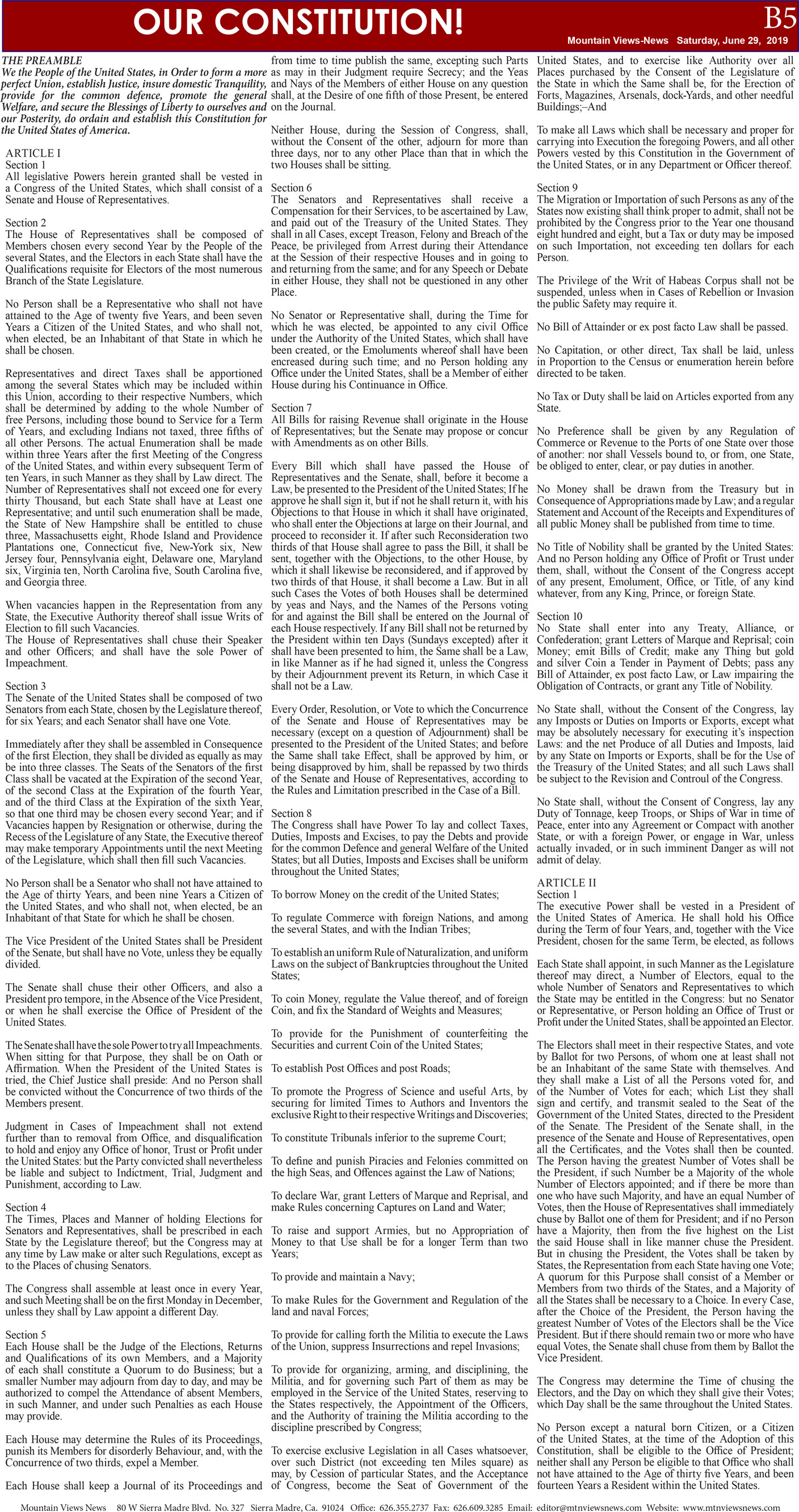 MVNews this week:  Page B:5