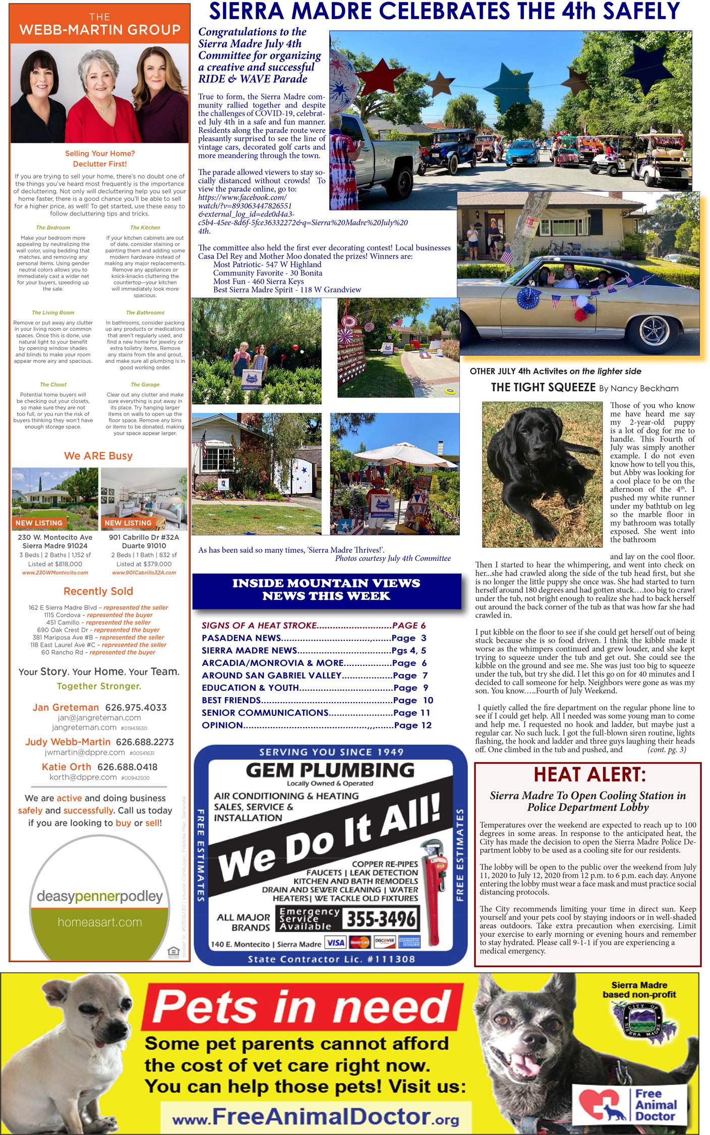 MVNews this week:  Page 1