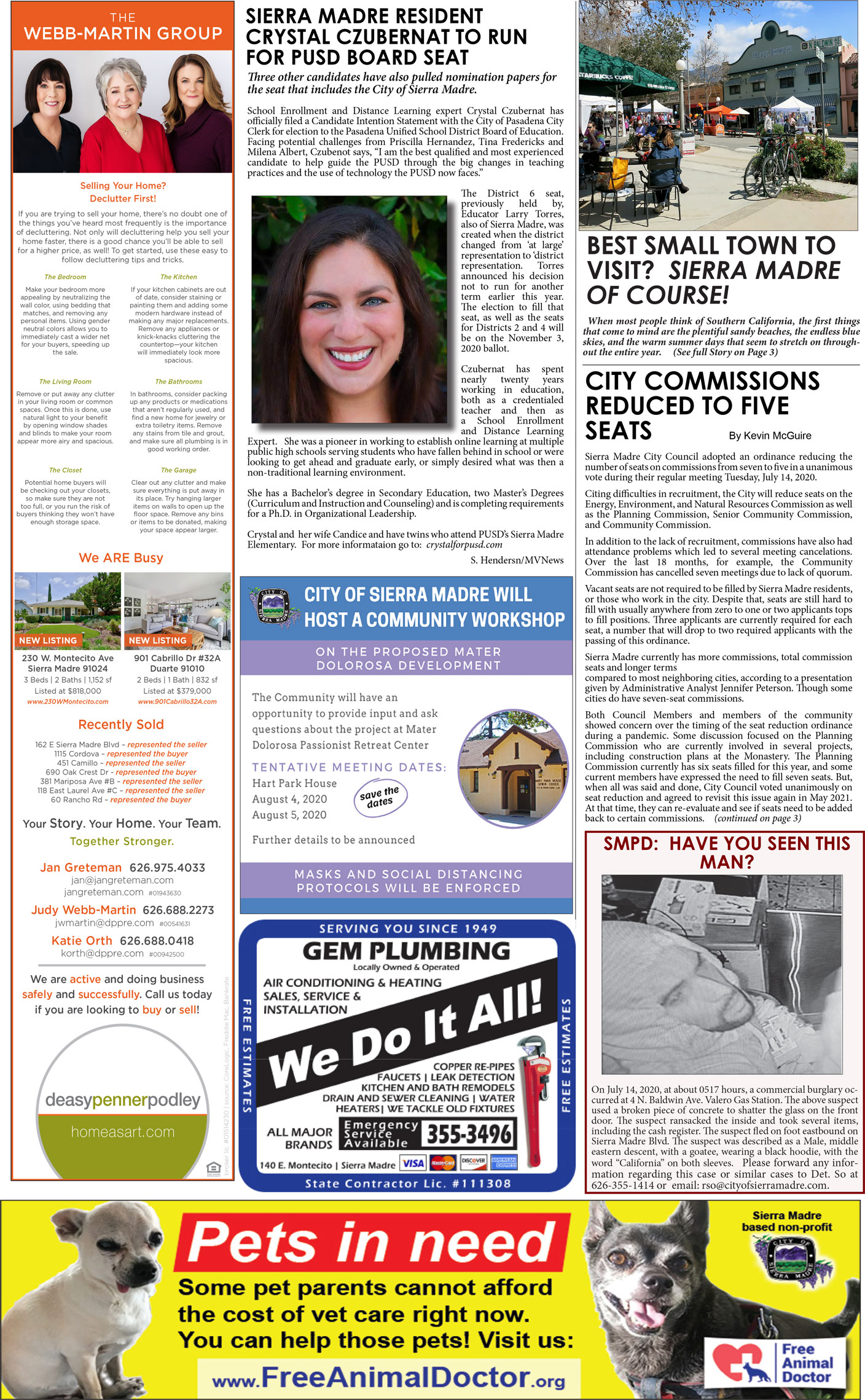 MVNews this week:  Page 1