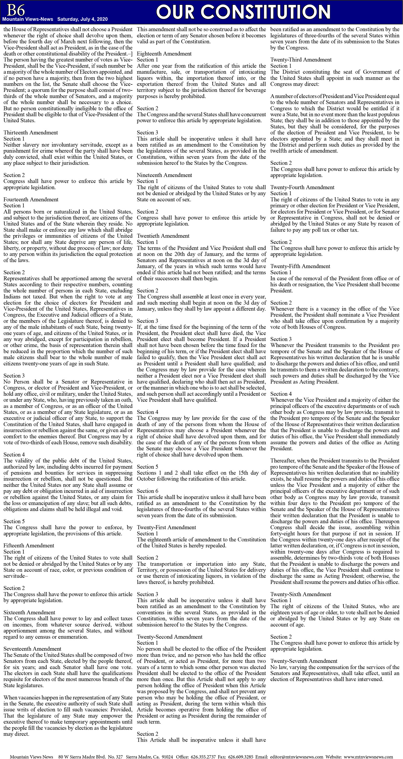 MVNews this week:  Page B:6