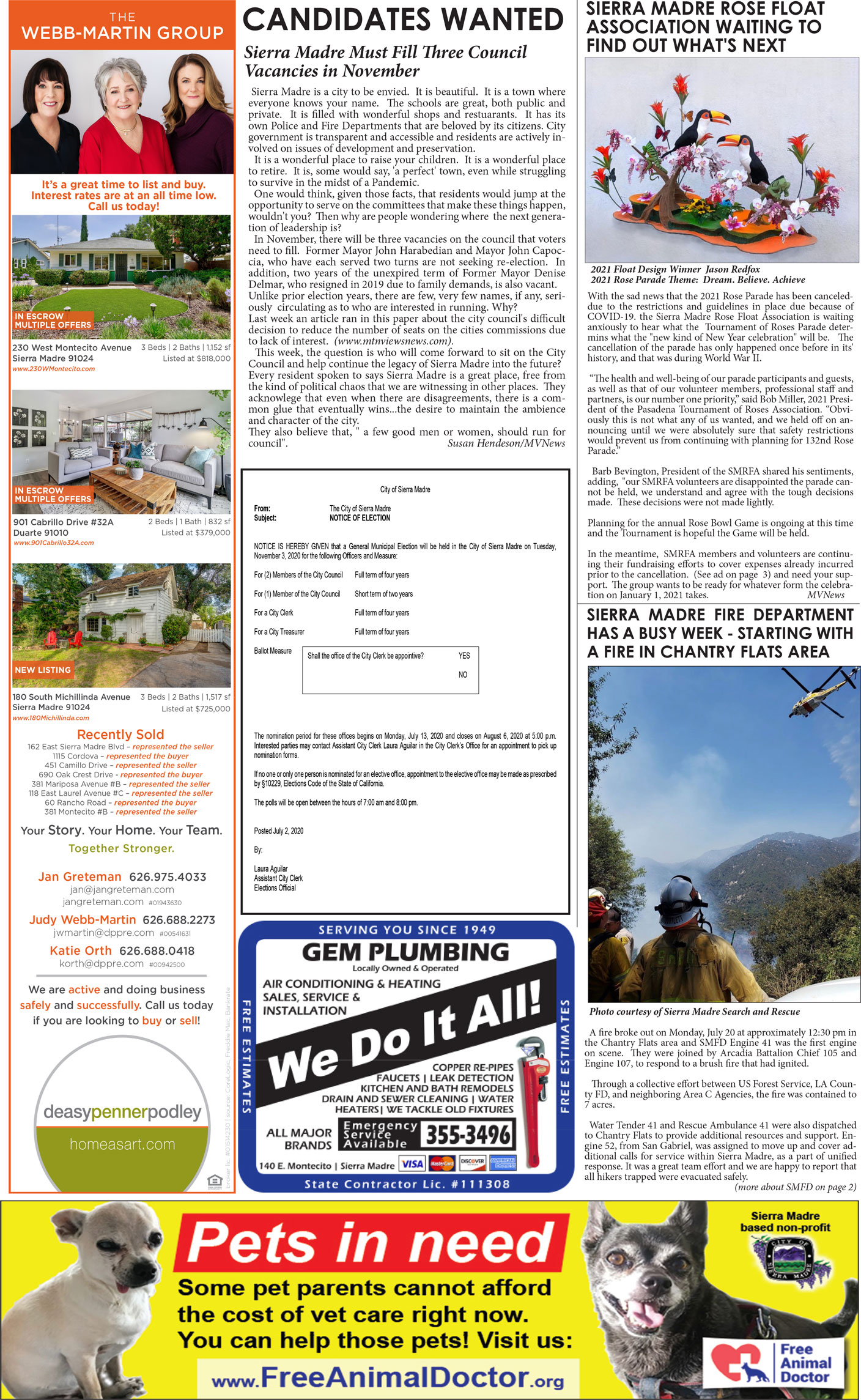 MVNews this week:  Page 1