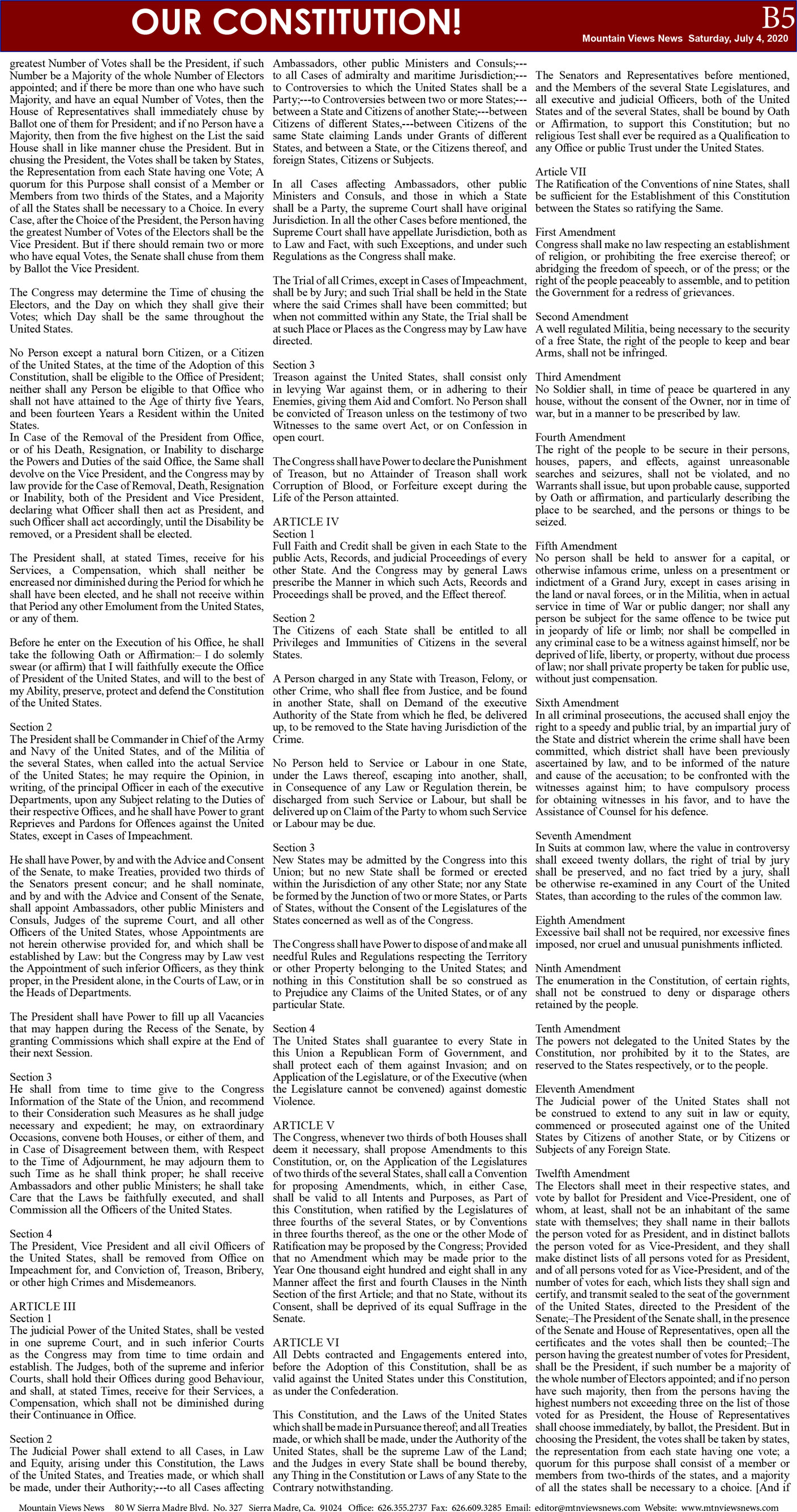 MVNews this week:  Page B:5