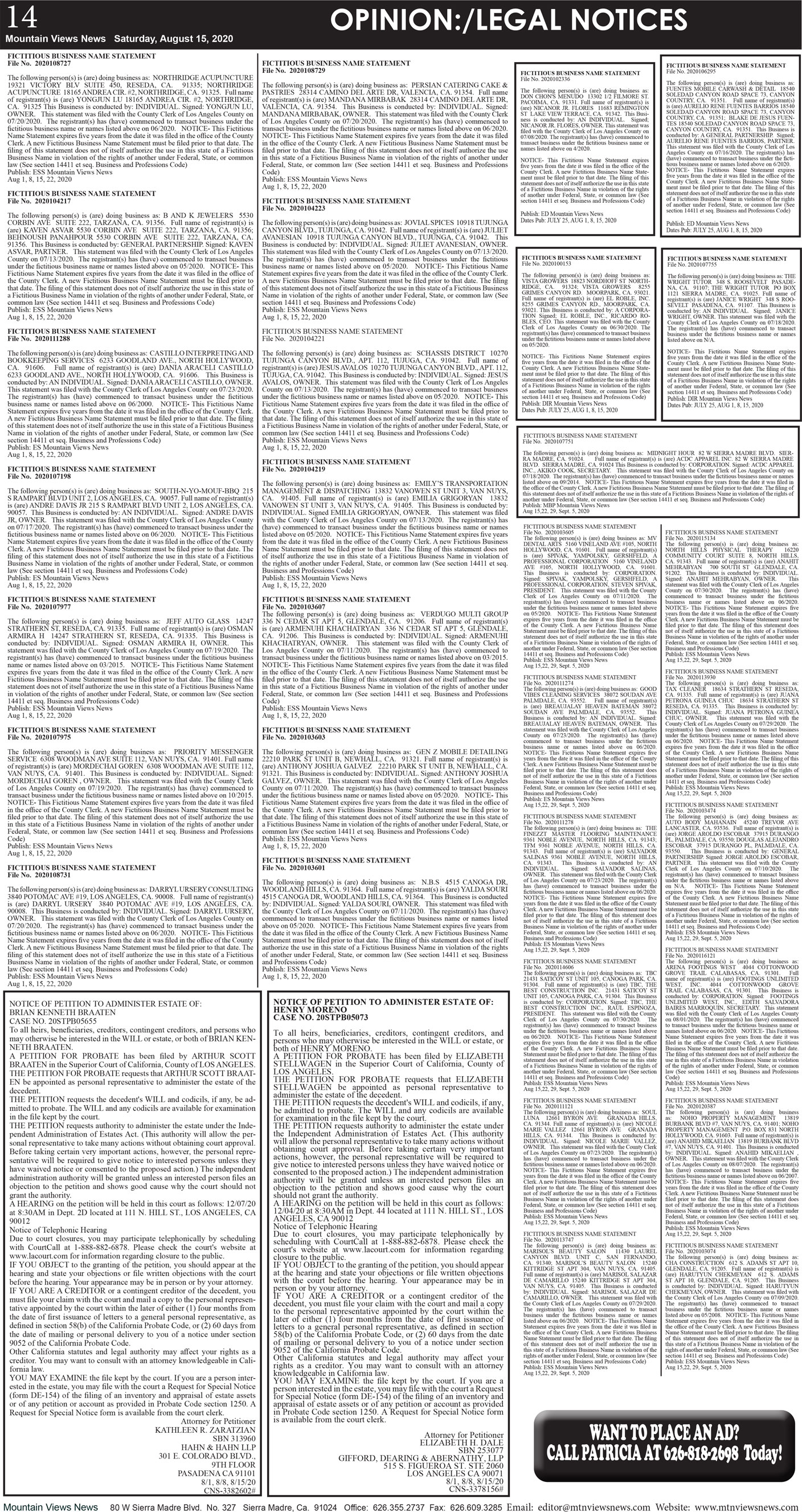 MVNews this week:  Page 14