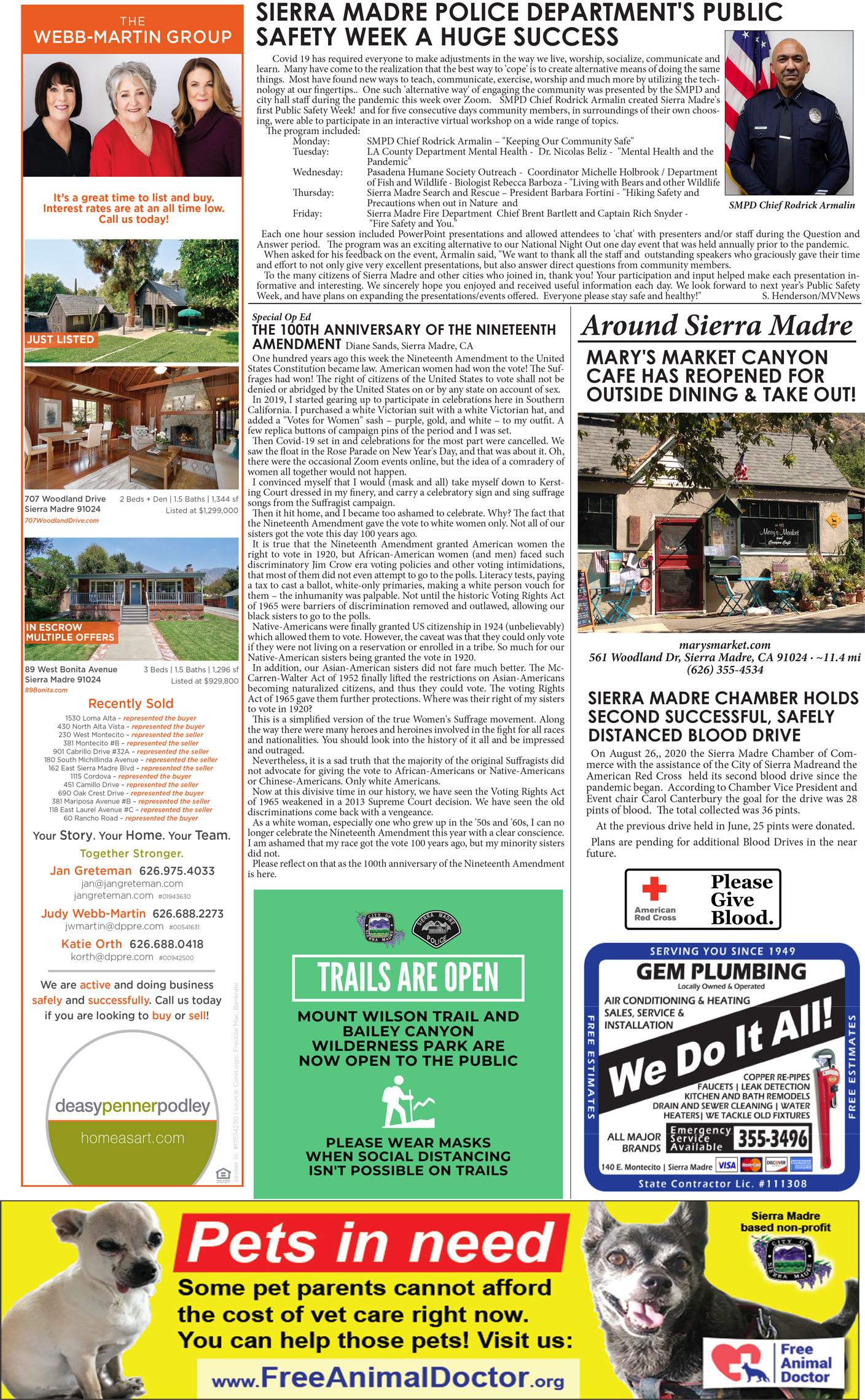 MVNews this week:  Page 1