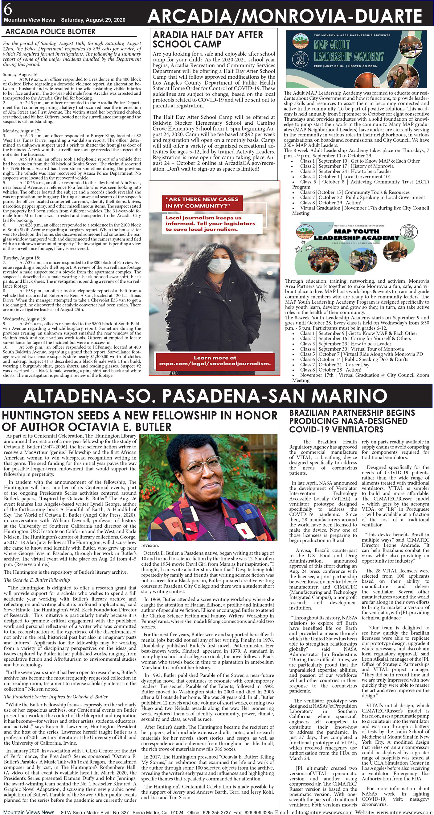 MVNews this week:  Page 6