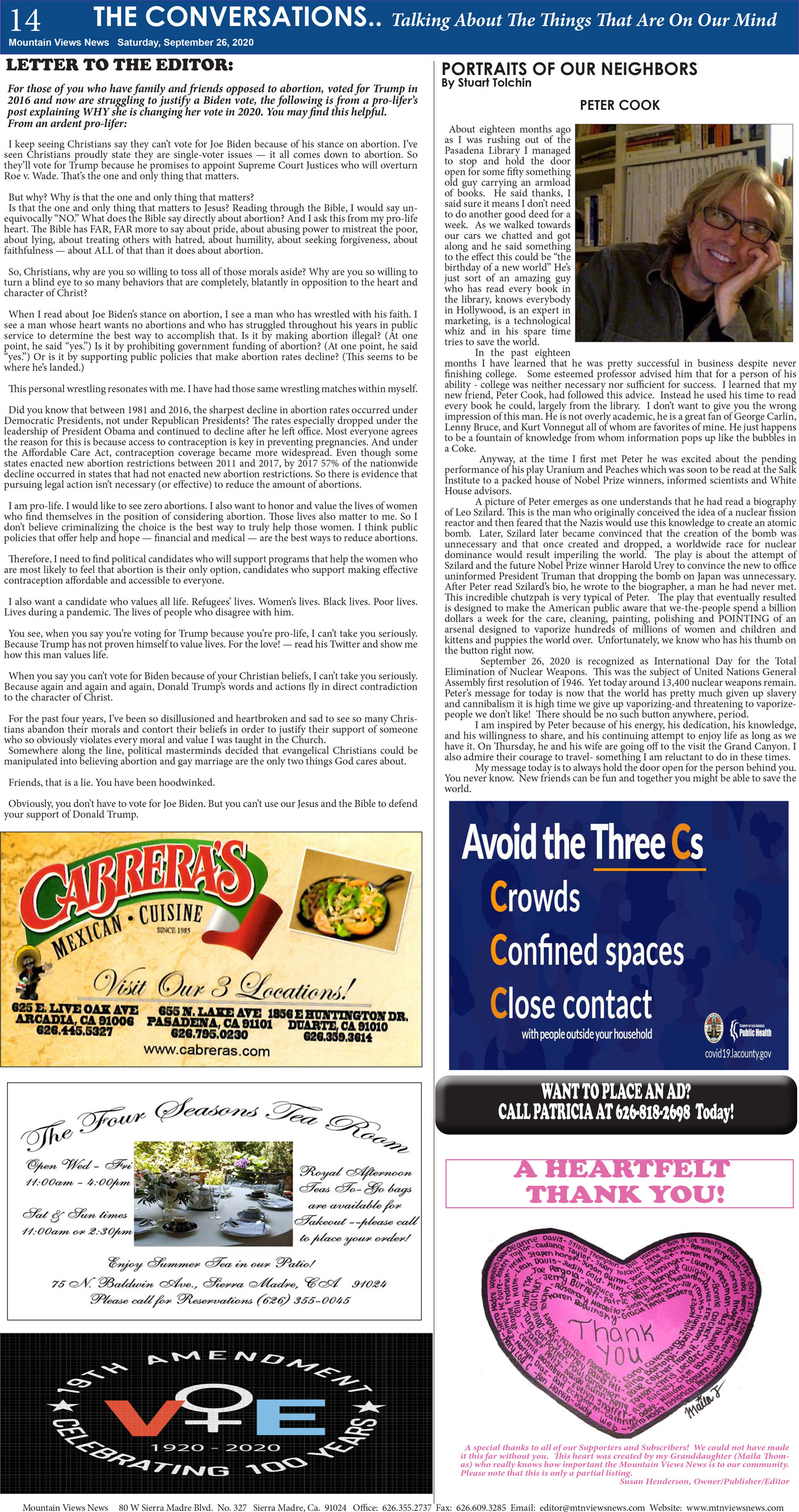 MVNews this week:  Page 14