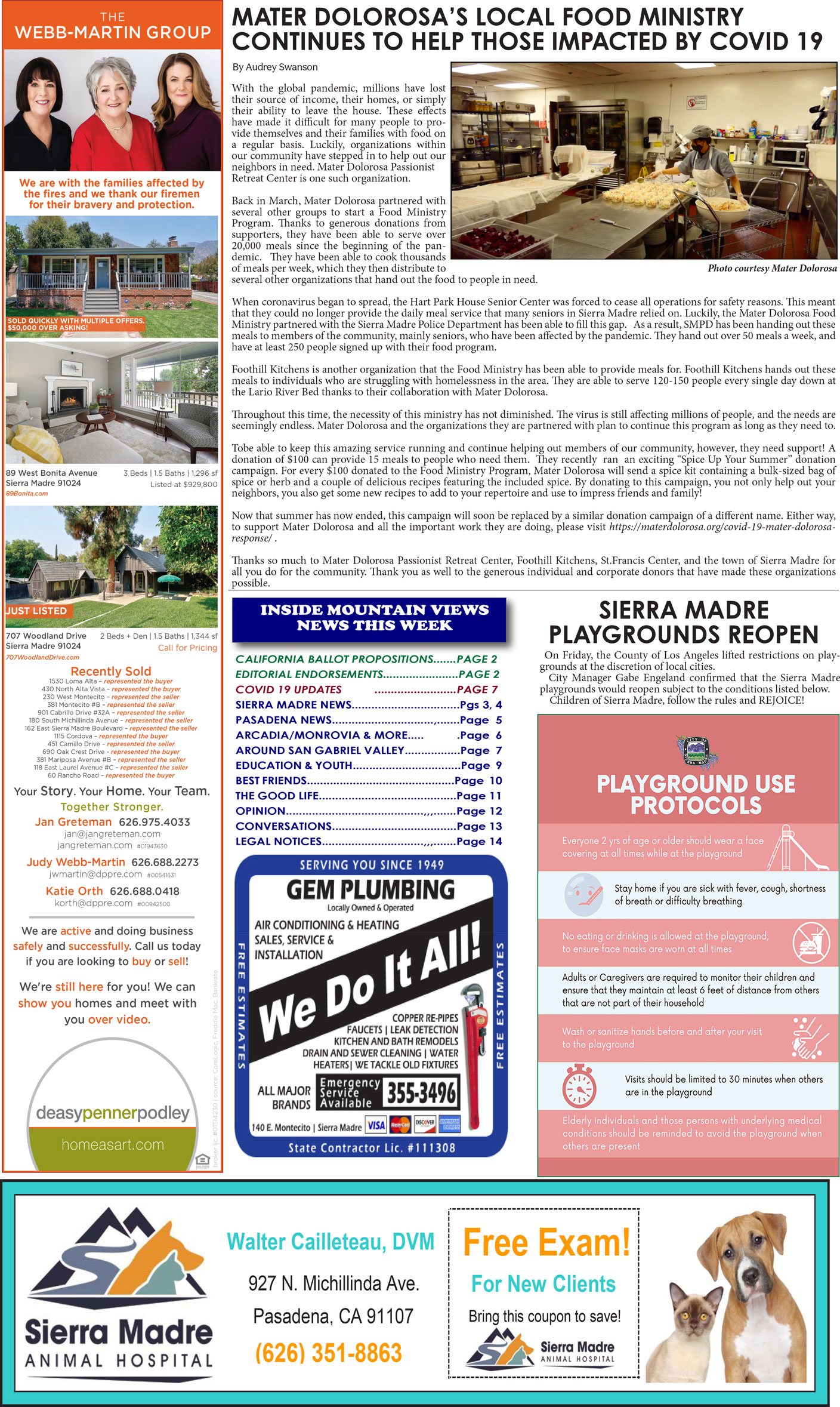 MVNews this week:  Page 1