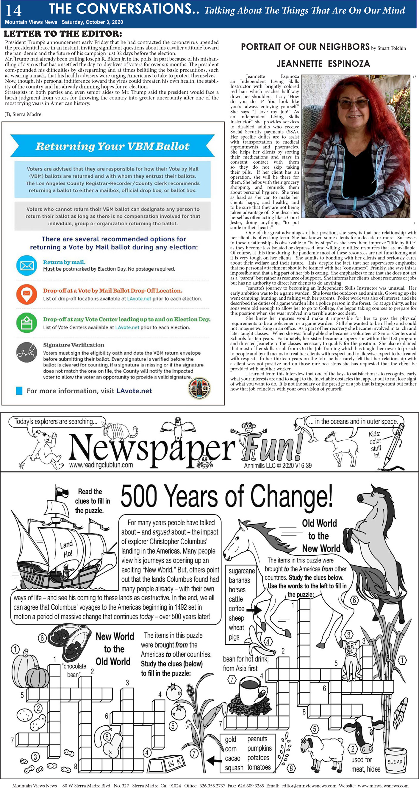 MVNews this week:  Page 14