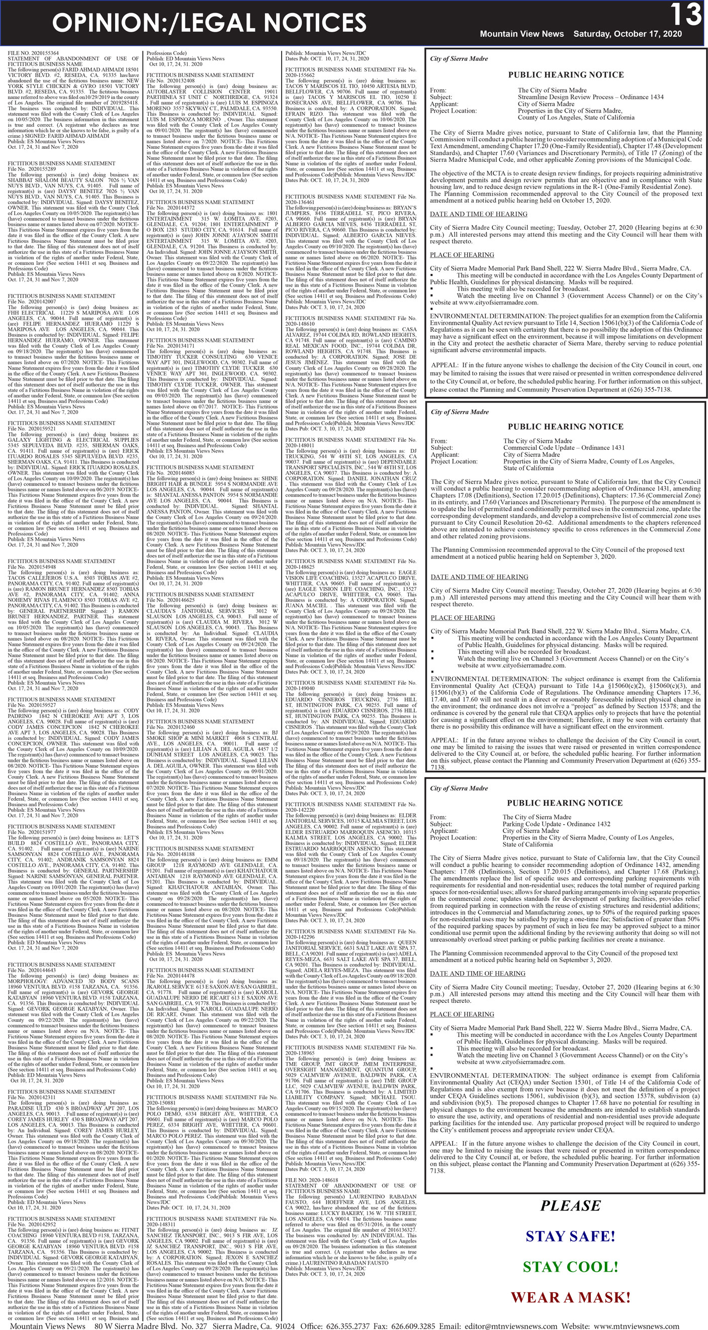 MVNews this week:  Page 13