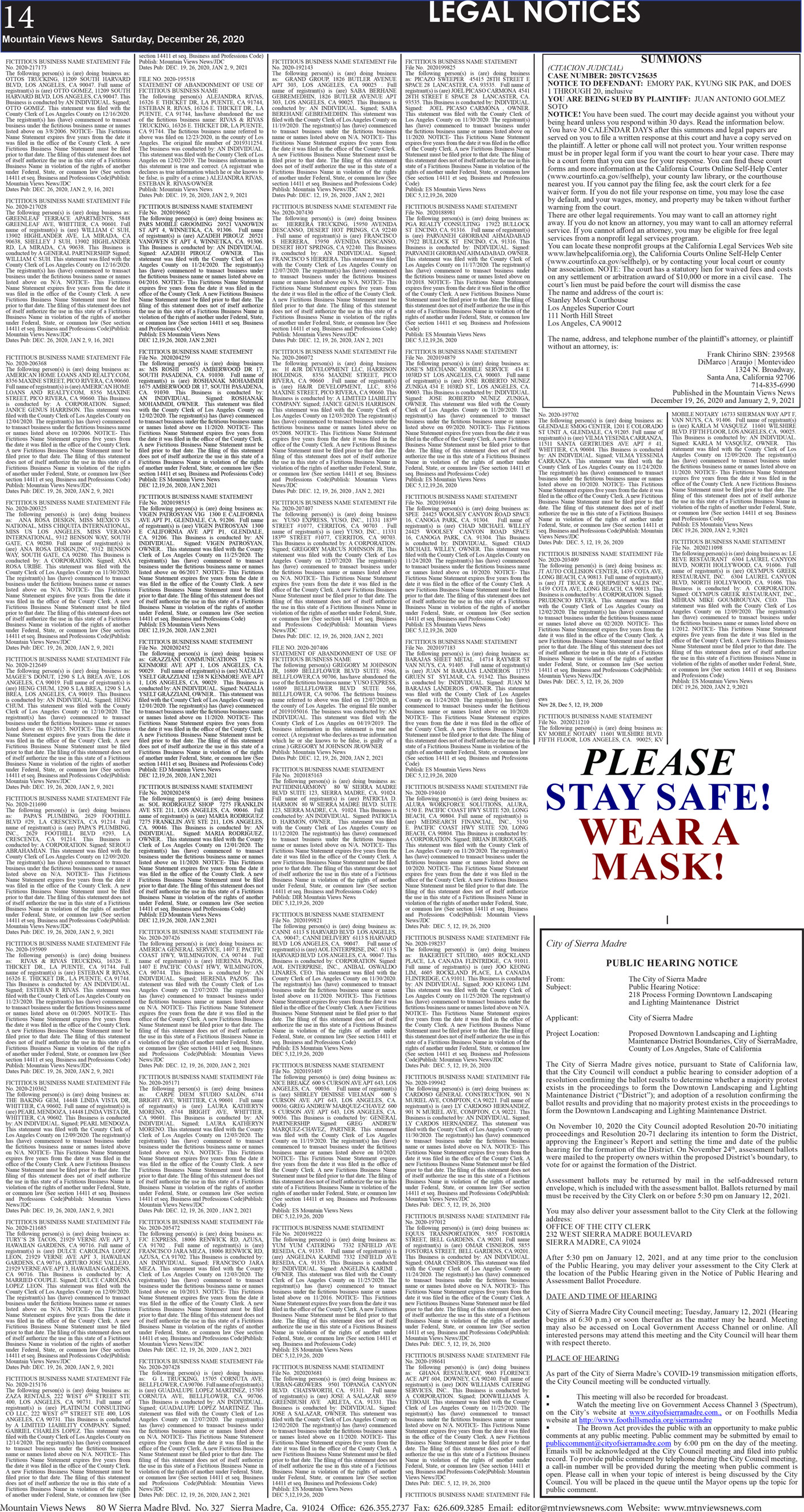 MVNews this week:  Page 14