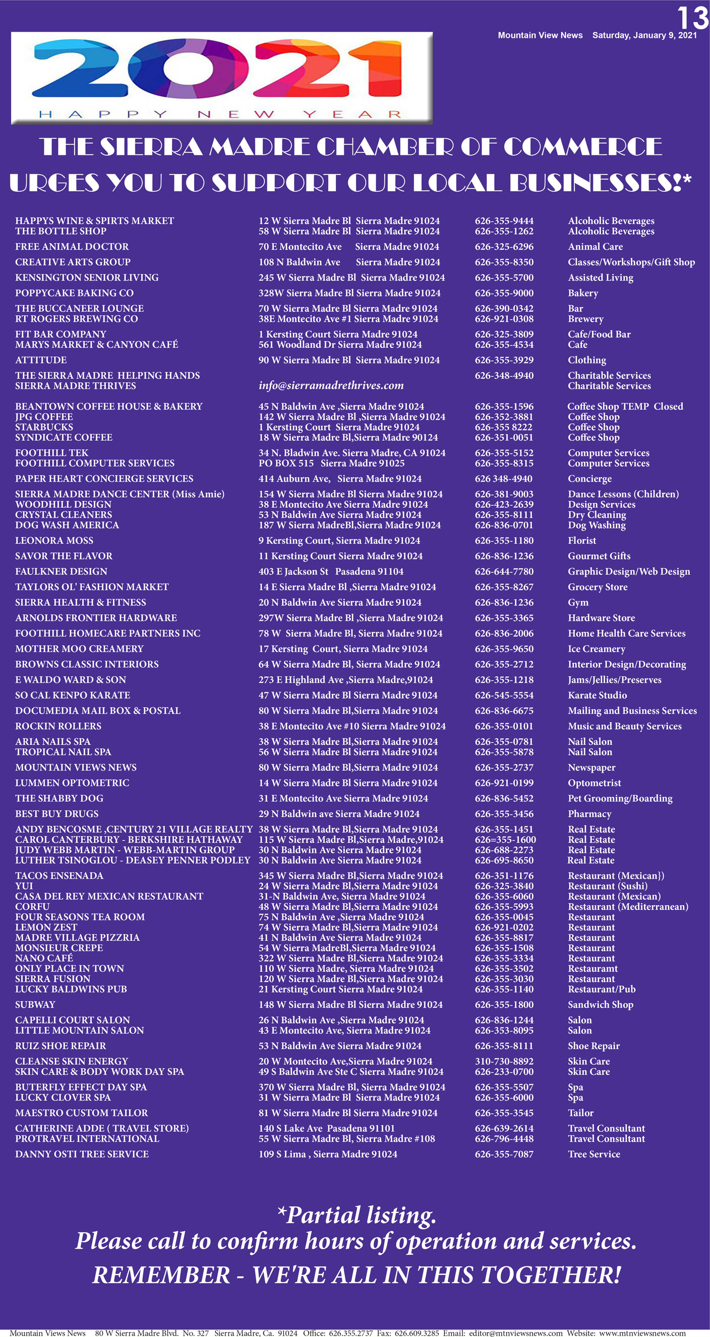 MVNews this week:  Page 13