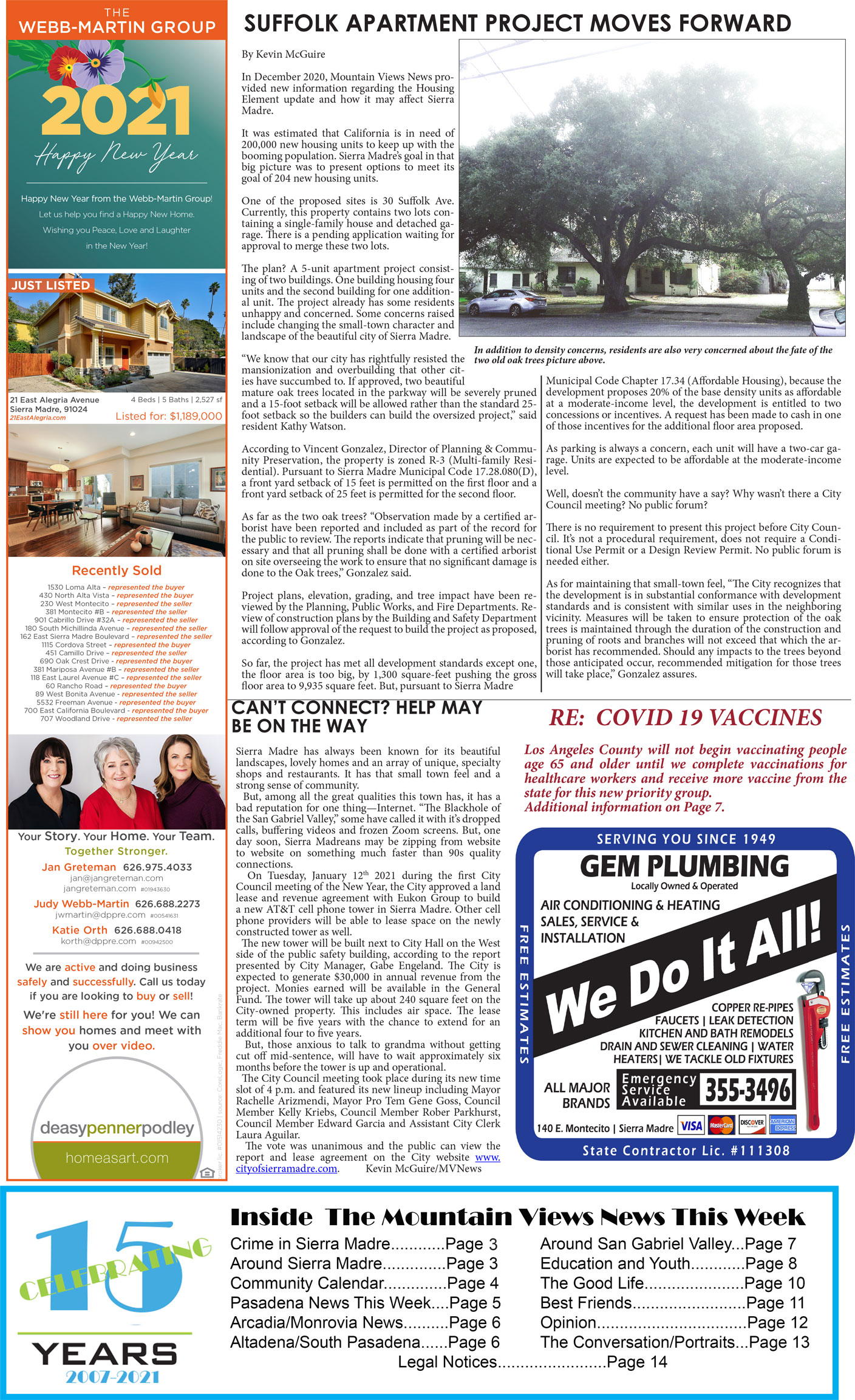 MVNews this week:  Page 1