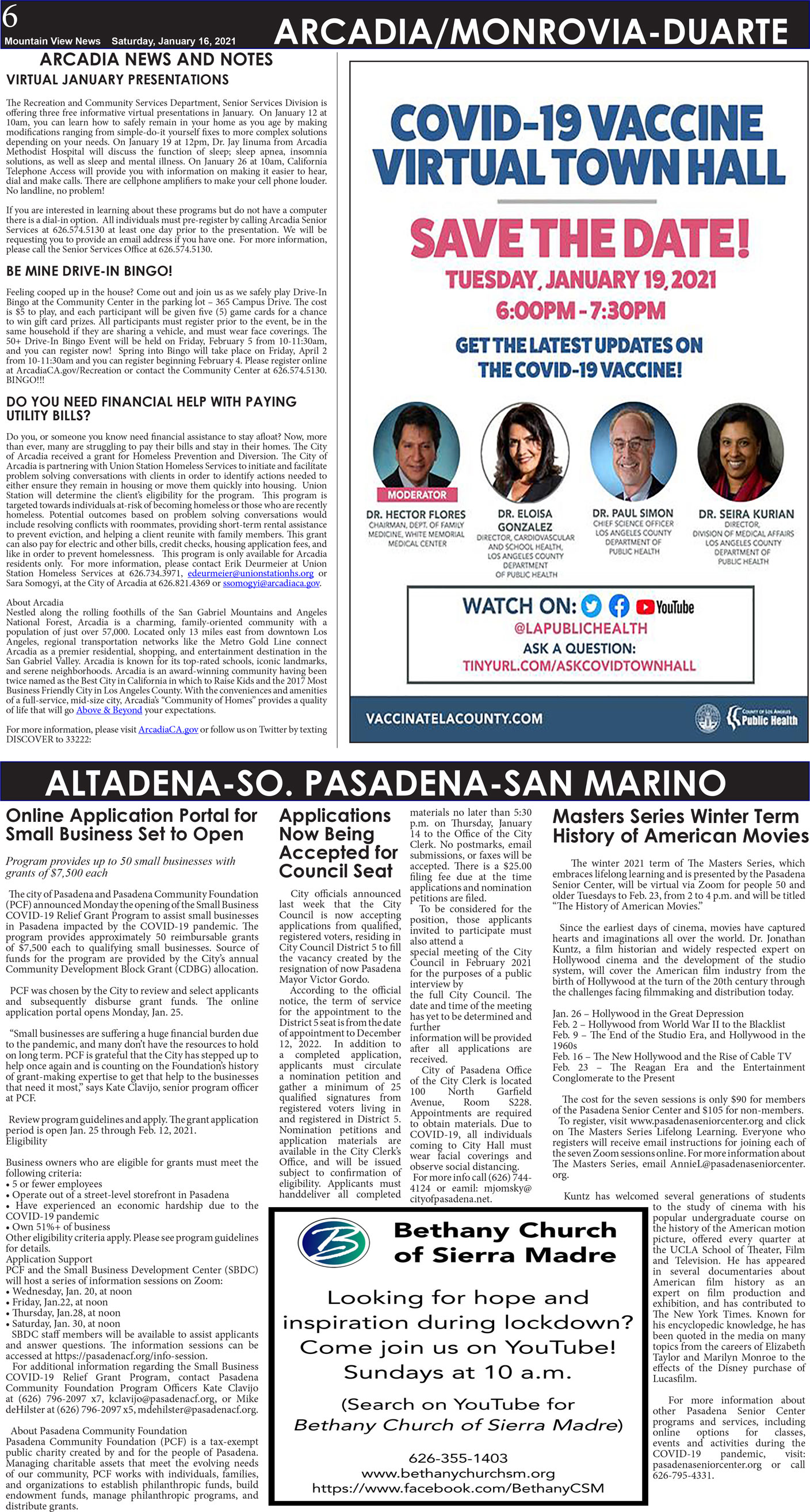 MVNews this week:  Page 6