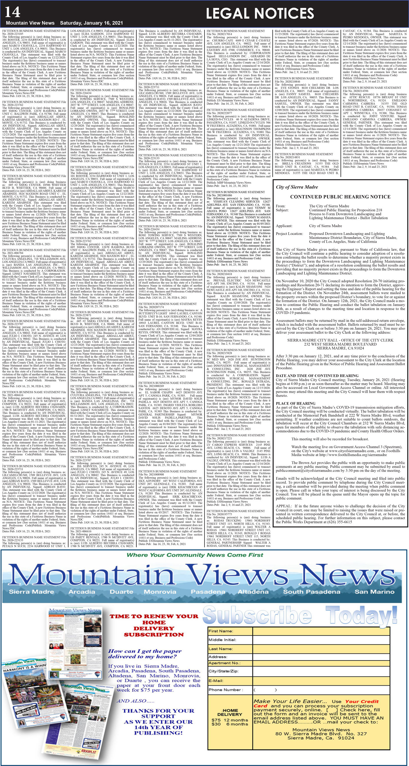 MVNews this week:  Page 14