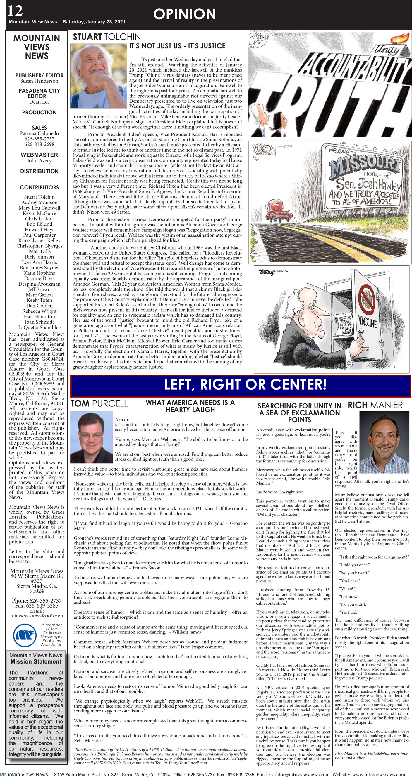 MVNews this week:  Page 12