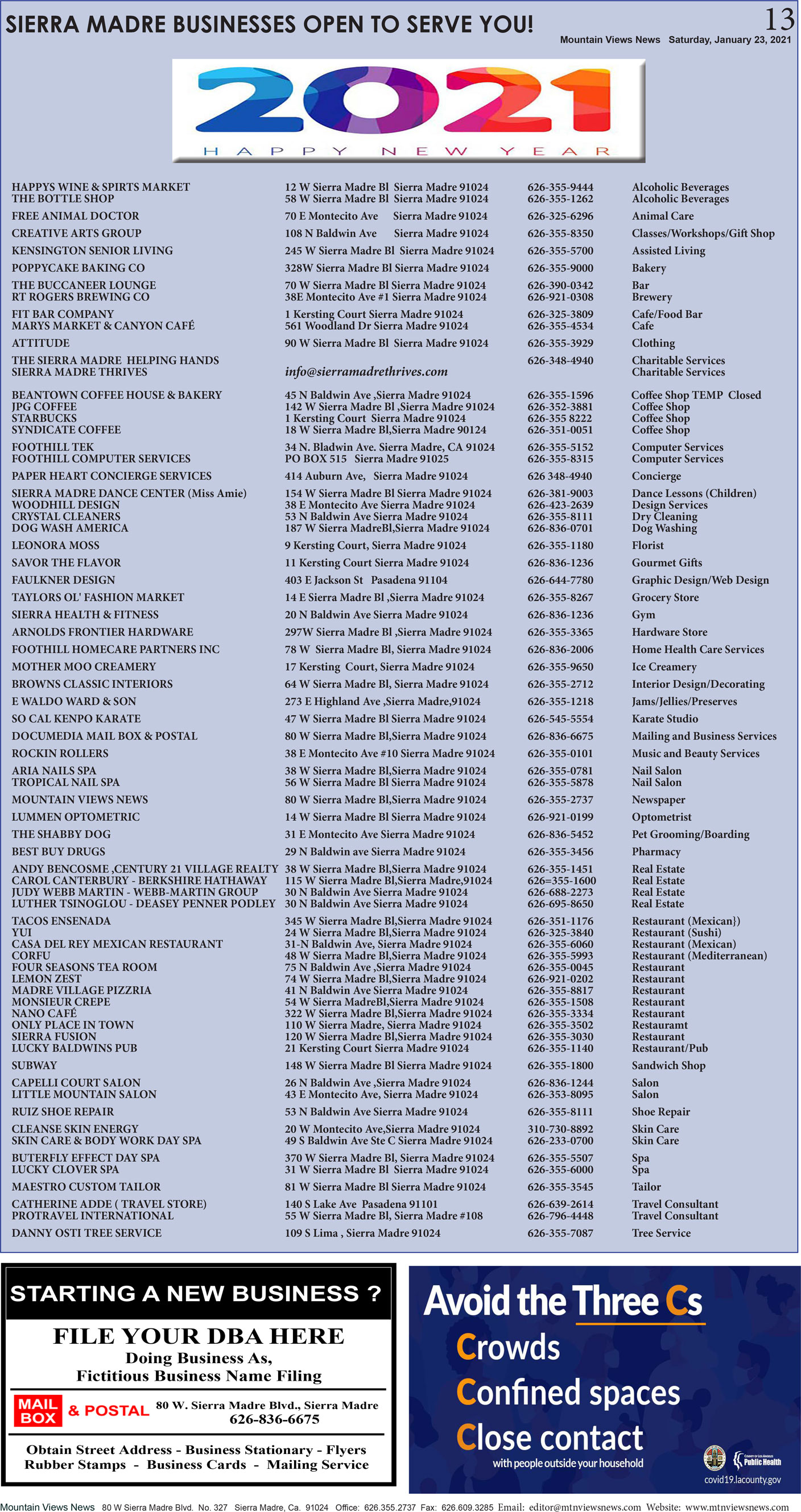 MVNews this week:  Page 13