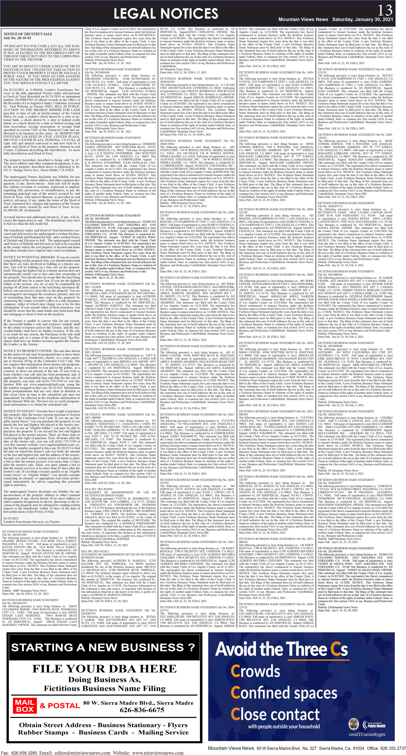 MVNews this week:  Page 13