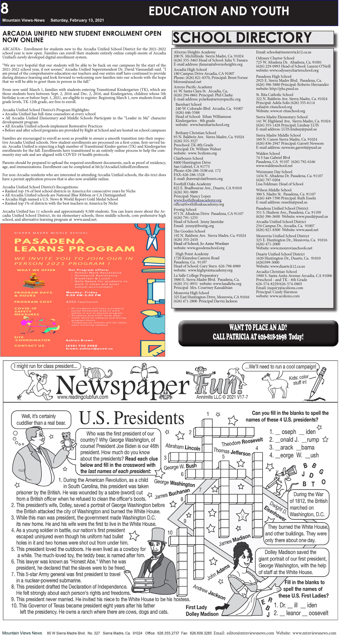 MVNews this week:  Page 8