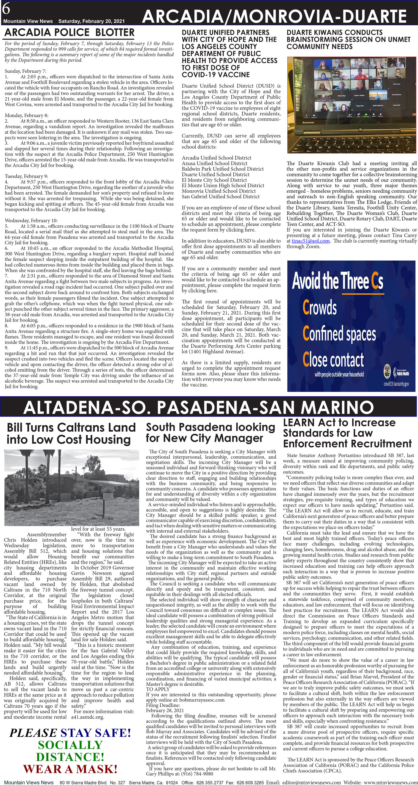 MVNews this week:  Page 6