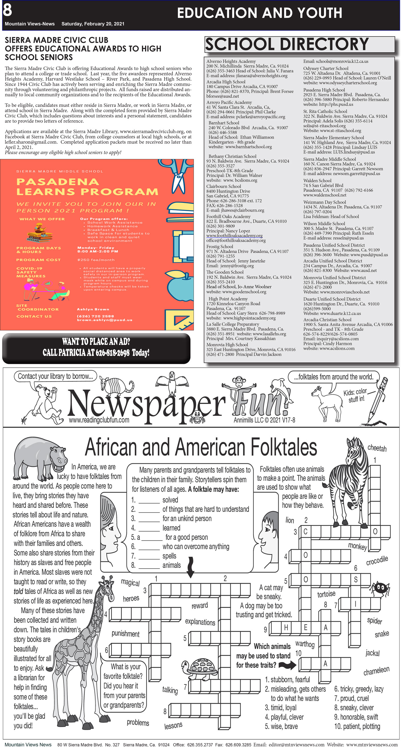 MVNews this week:  Page 8