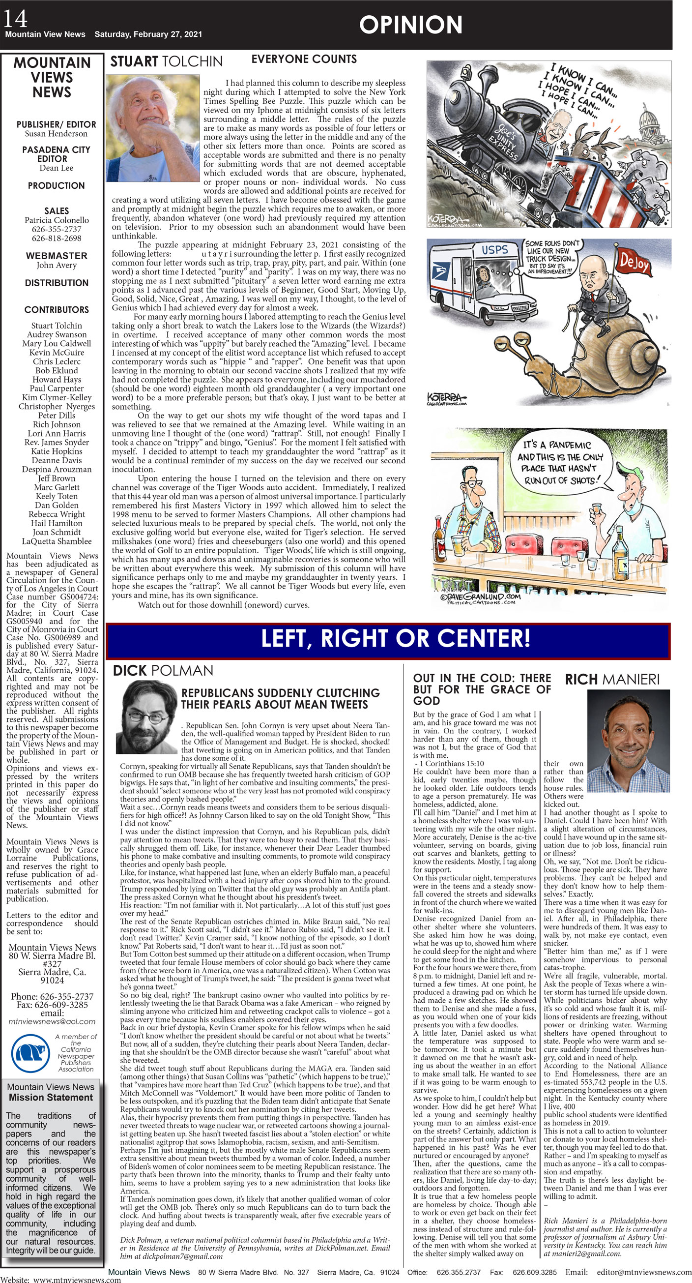 MVNews this week:  Page 14