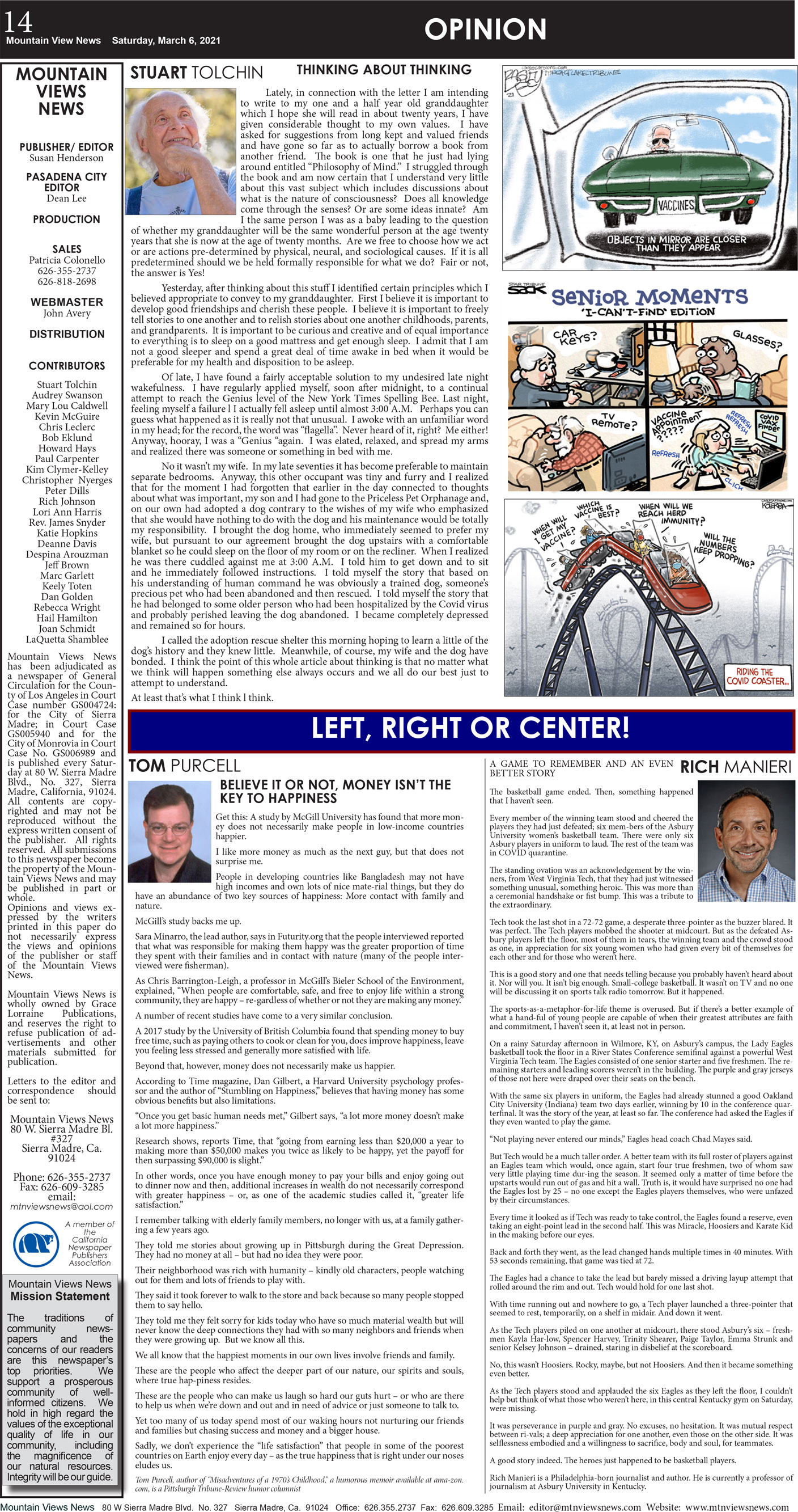 MVNews this week:  Page 14