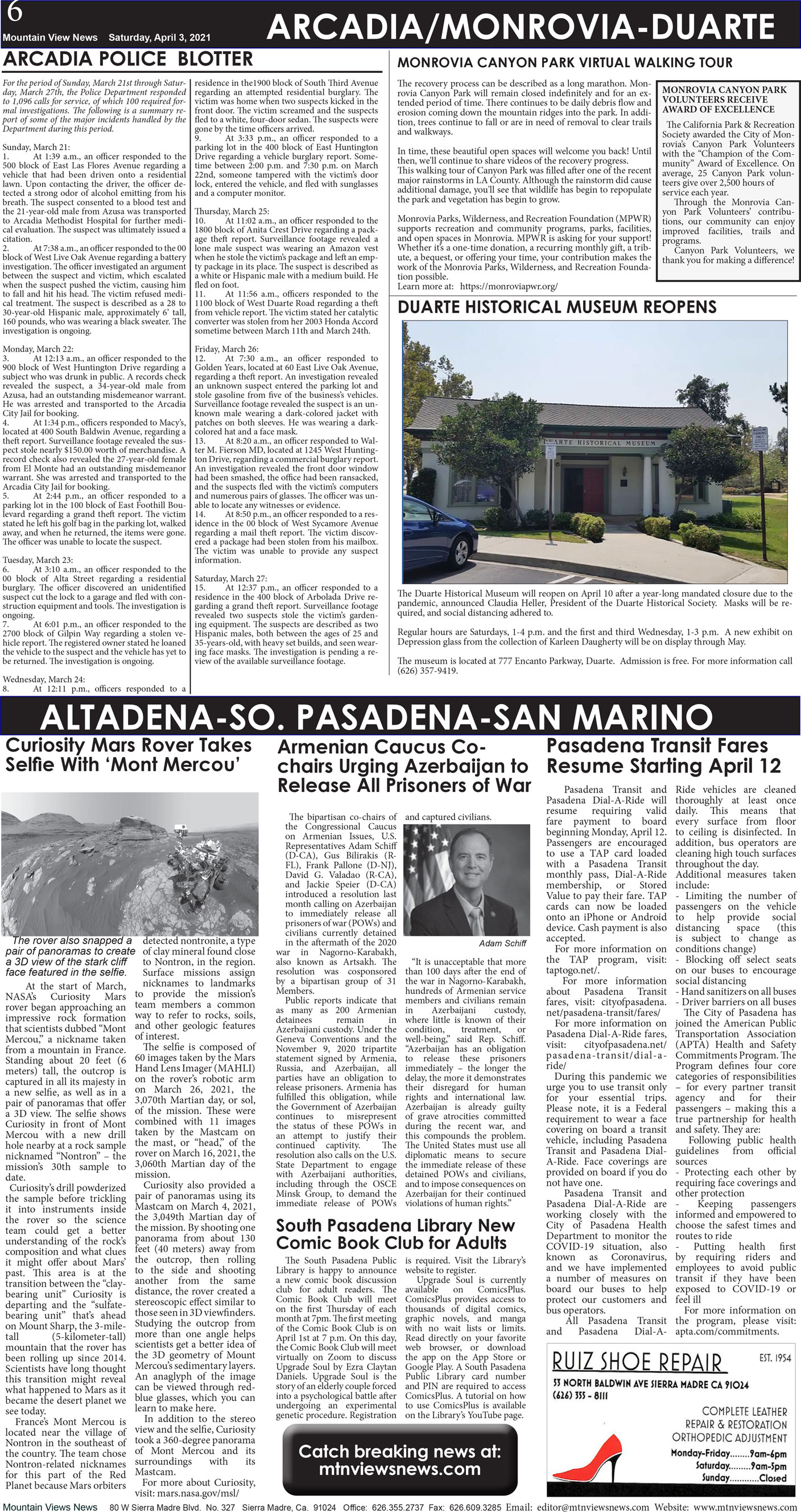 MVNews this week:  Page 6