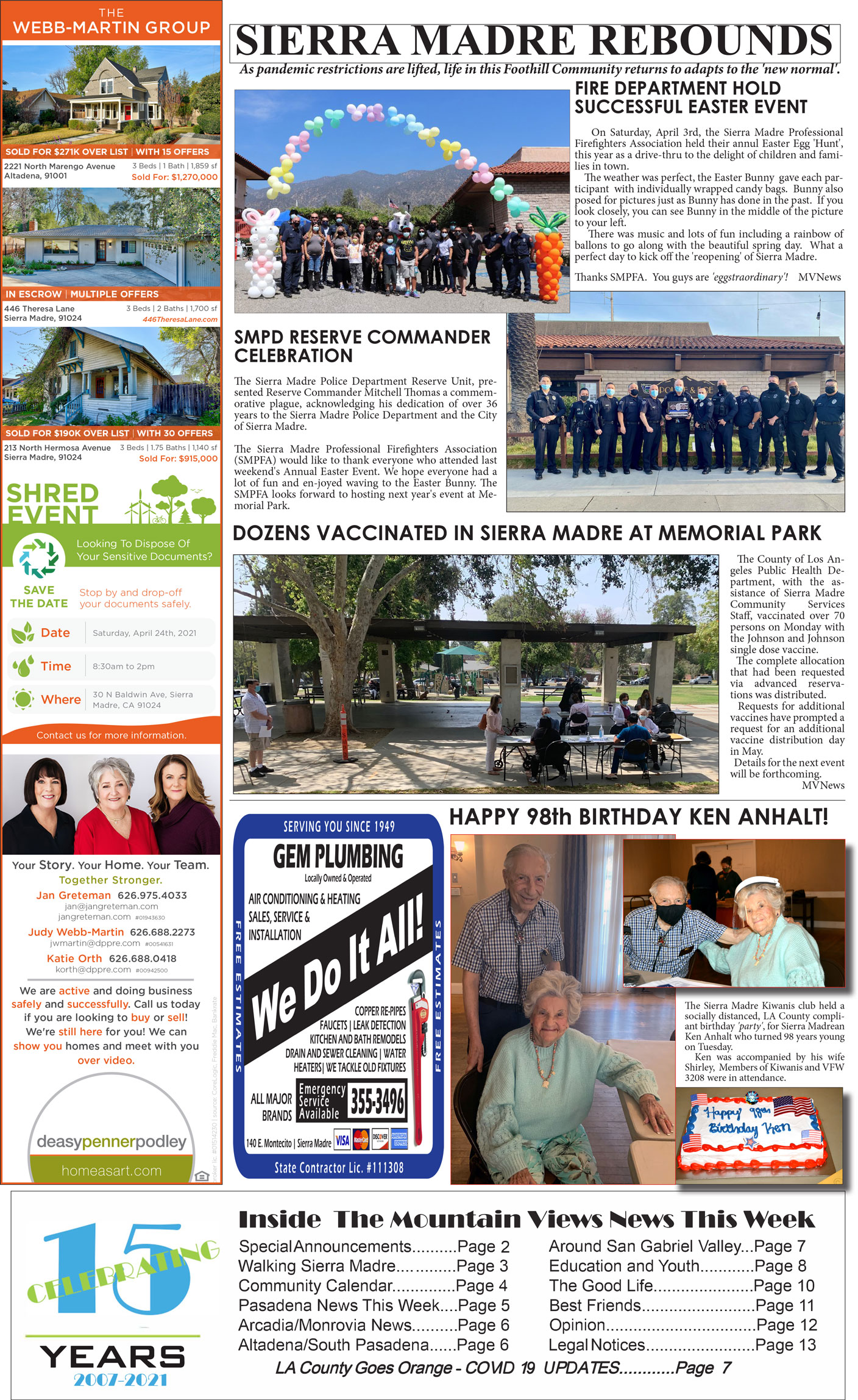 MVNews this week:  Page 1