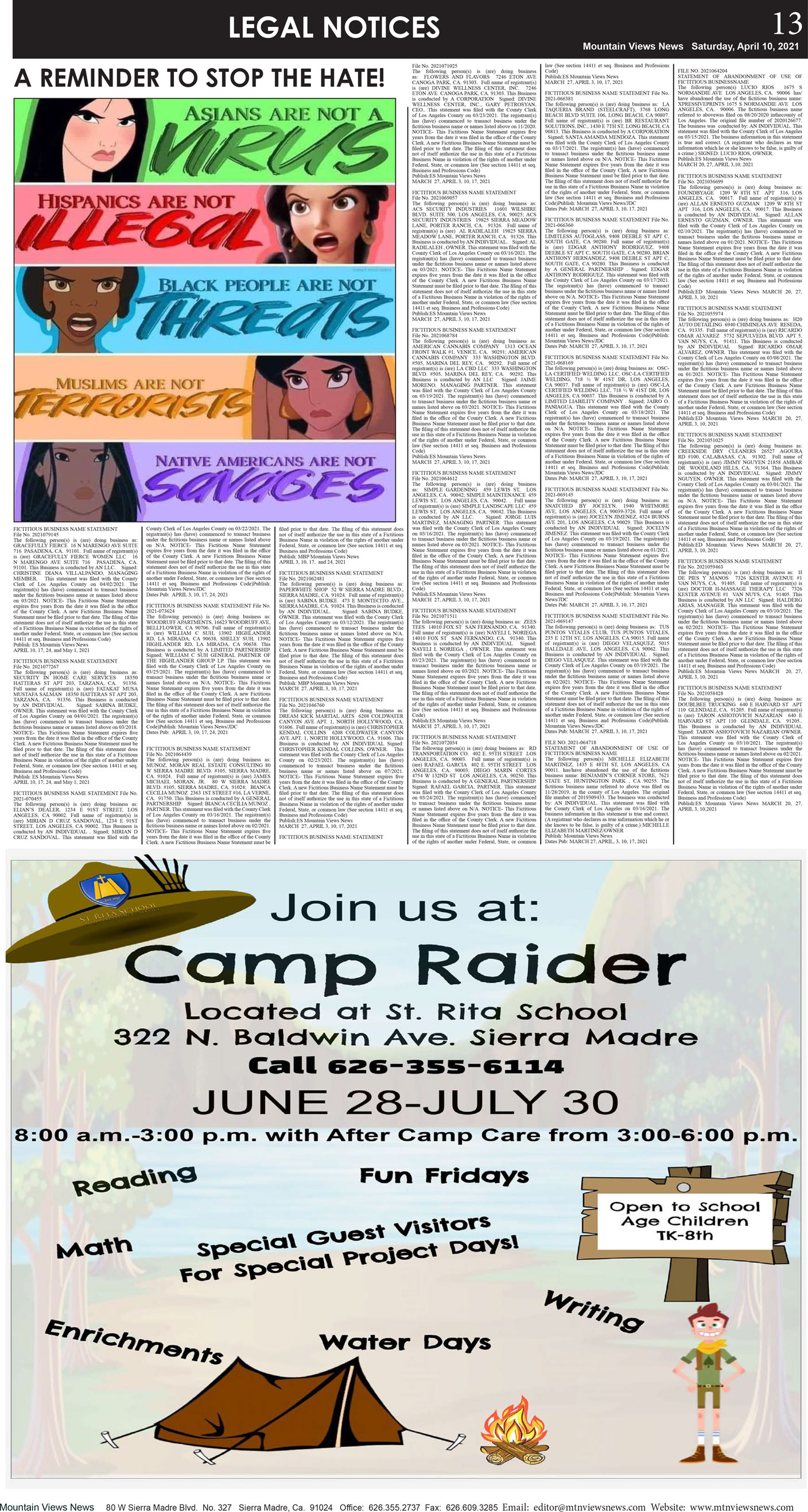 MVNews this week:  Page 13