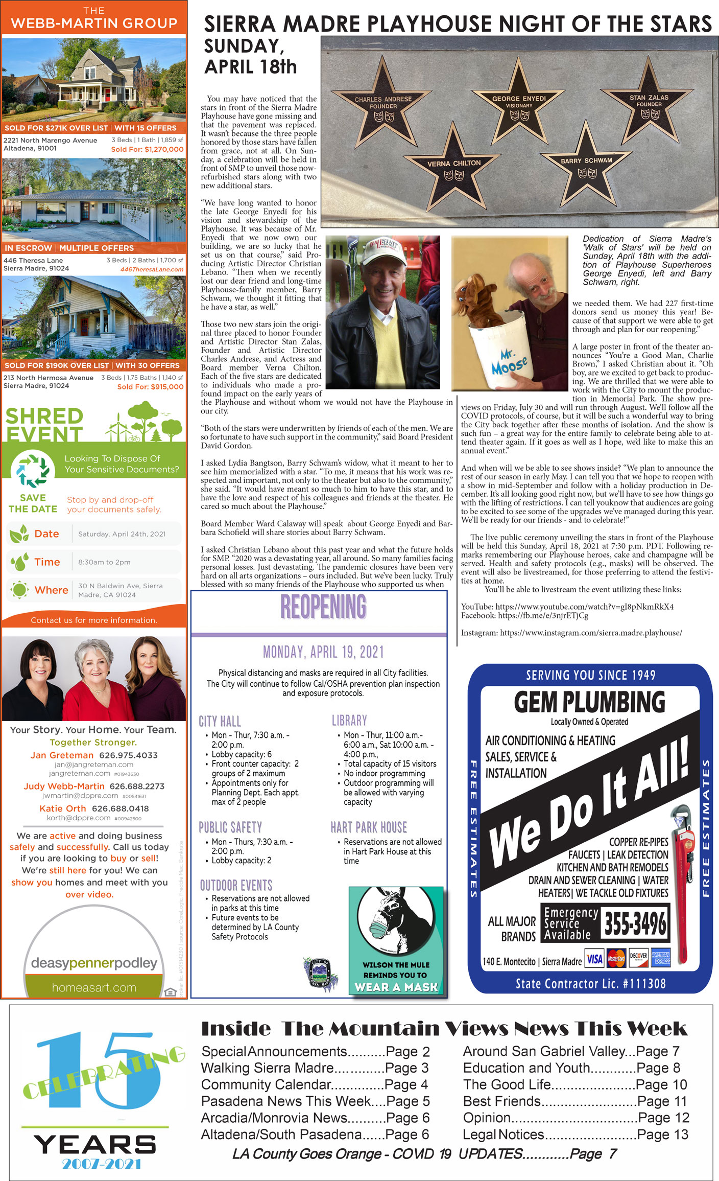 MVNews this week:  Page 1