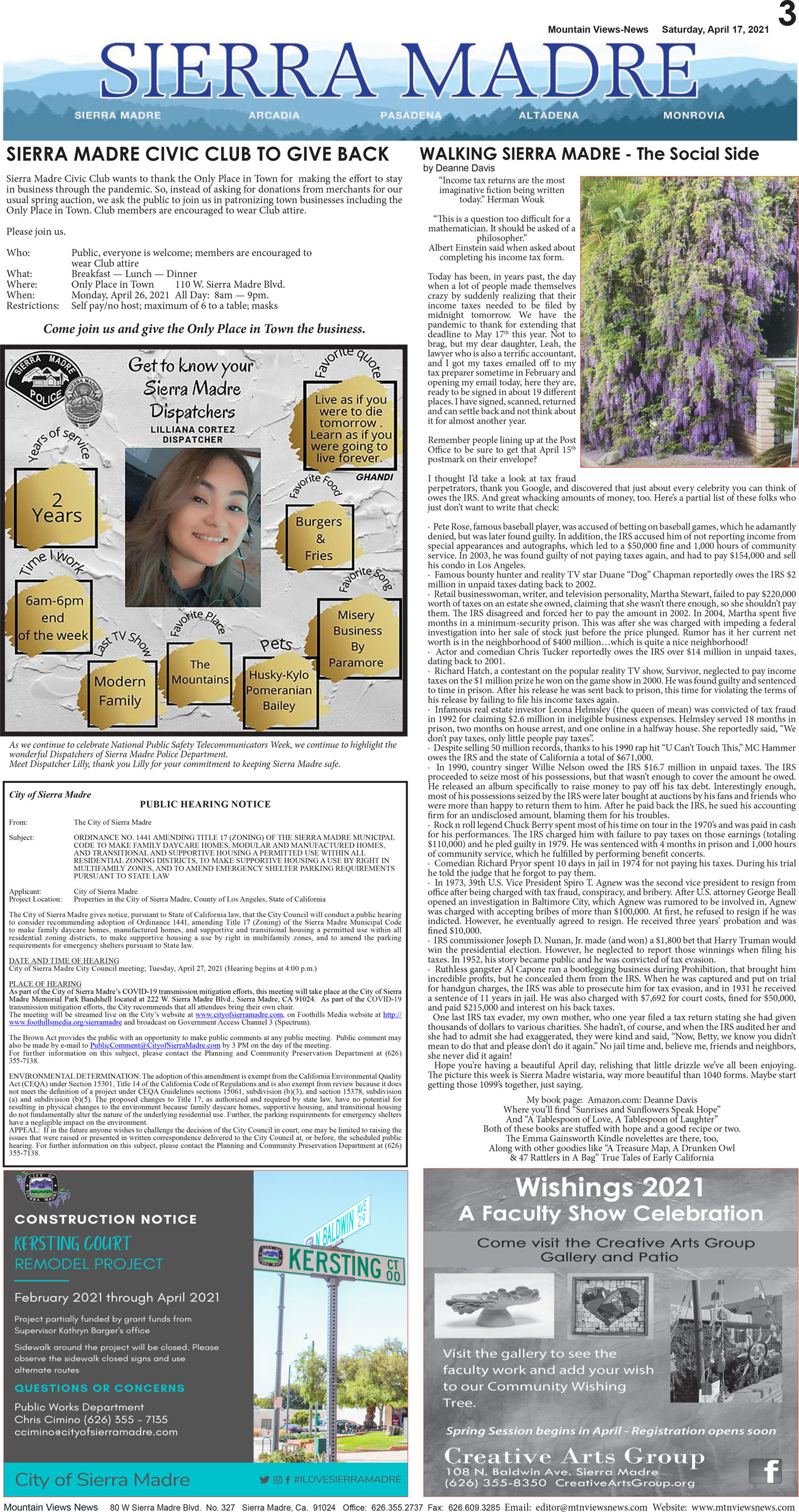 MVNews this week:  Page 3